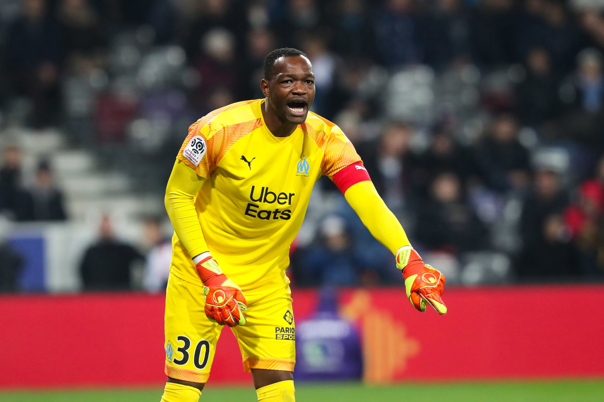 Photo by Manuel Blondeau/Icon Sport - Steve MANDANDA - Stadium Municipal - Toulouse (France)