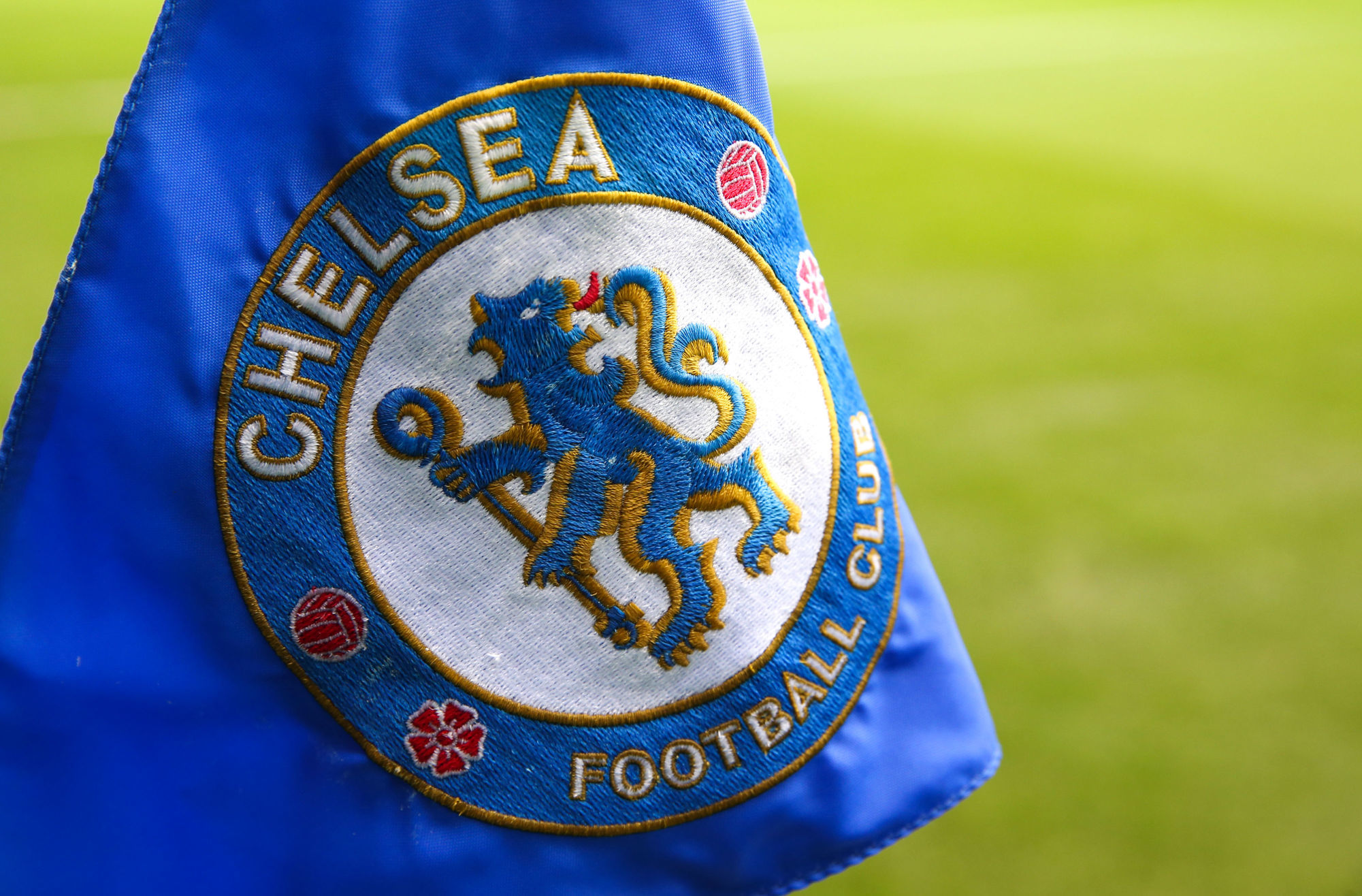 Illustration Drapeau de Corner - Logo Chelsea - 07.02.2016 - Chelsea / Manchester United - 24e journee de Premier League