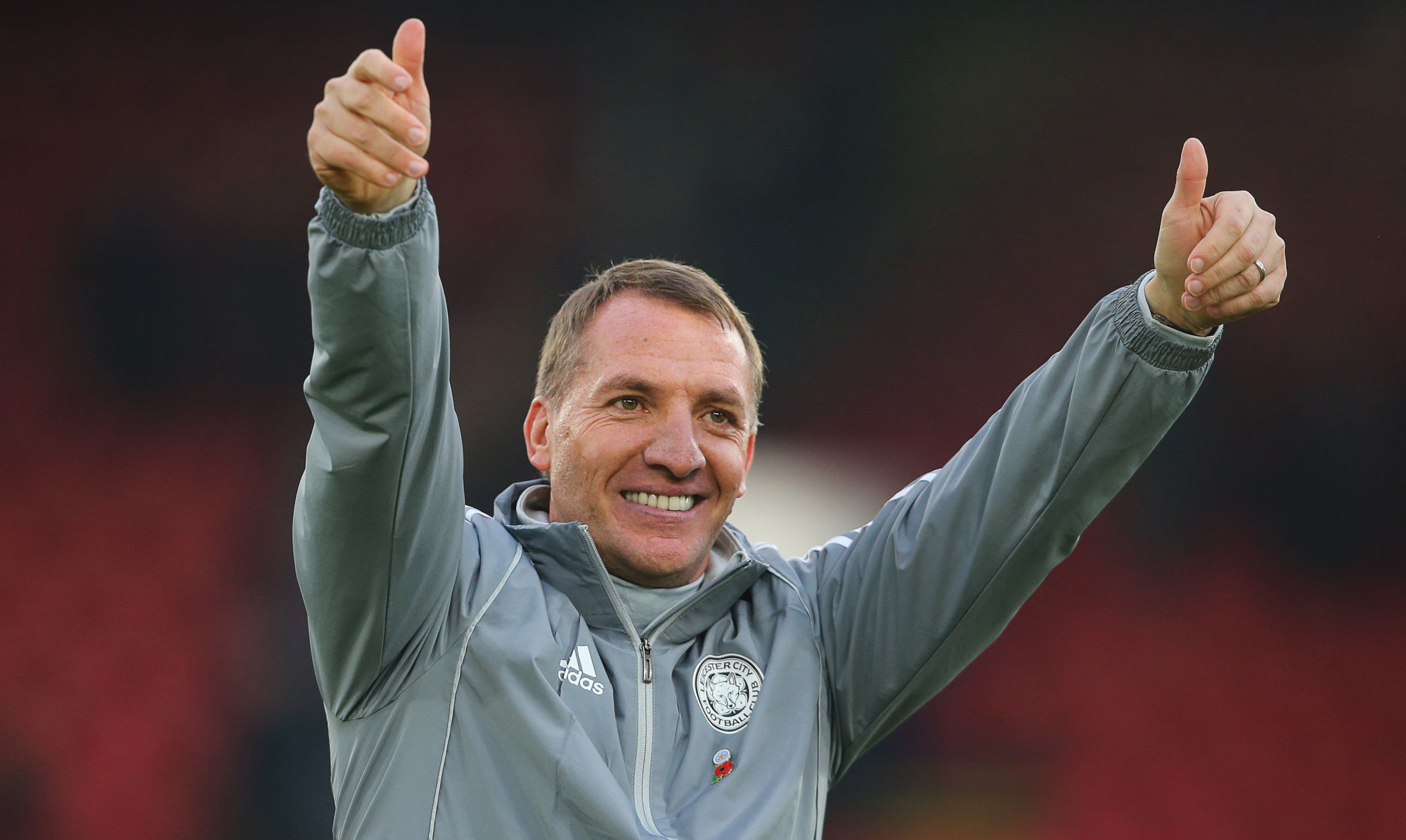 Leicester’s manager Brendan Rodgers celebrates after his team win during the Premier League match at Selhurst Park, London. Picture date: 3rd November 2019. Picture credit should read: Paul Terry/Sportimage via PA Images 


Photo by Icon Sport - Brendan RODGERS - Selhurst Park - Londres (Angleterre)