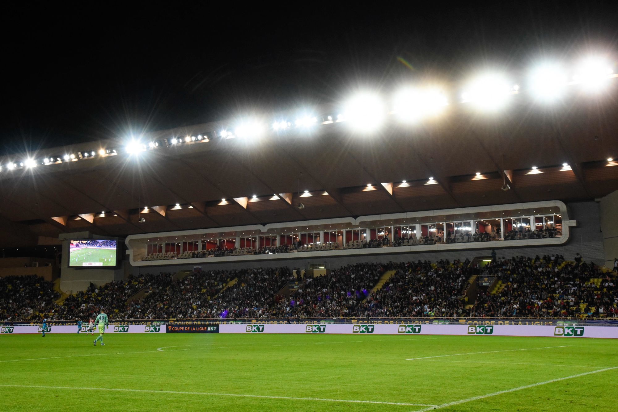 VIP lounges inside Louis II stadium during the League cup match between AS Monaco and Olympique de Marseille on October 30, 2019 in Monaco, Monaco. (Photo by Pascal Della Zuana/Icon Sport) - --- - Stade Louis-II - Monaco (France)