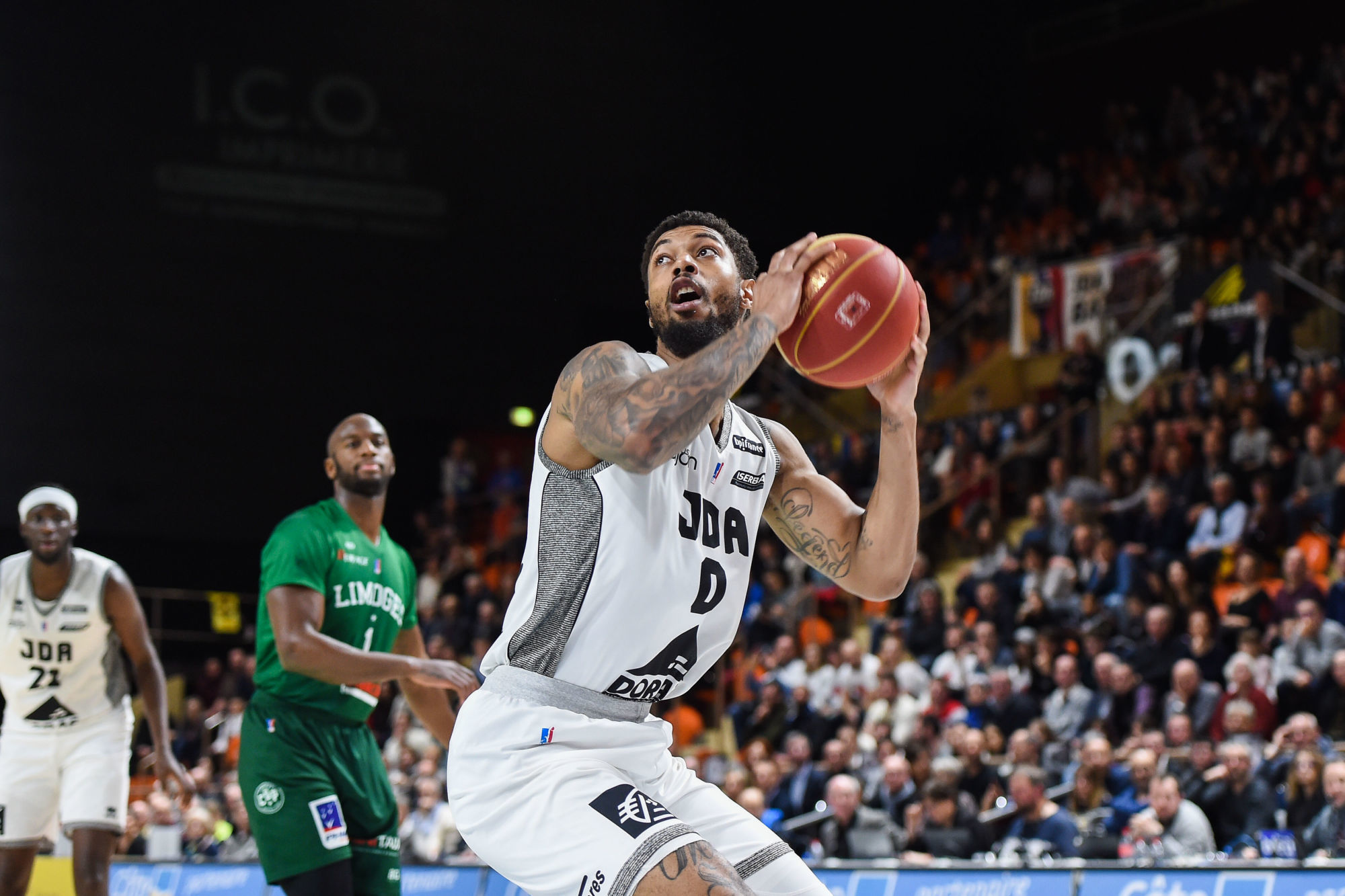 Richard SOLOMON of JDA during the Jeep Elite match during Dijon and Limoges on December 14, 2019 in Dijon, France. (Photo by Vincent Poyer/Icon Sport) - Richard SOLOMON - Dijon (France)