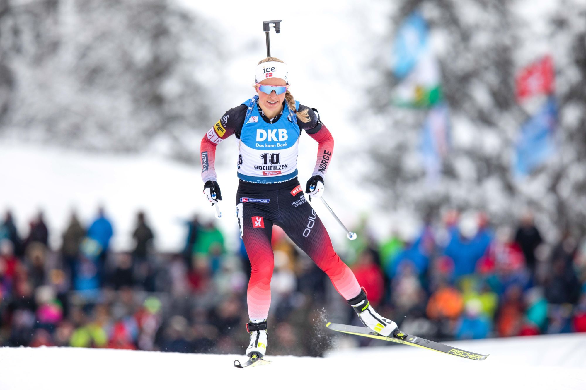 13.12.2019, Hochfilzen, Austria (AUT):
Tiril Eckhoff (NOR) - IBU world cup biathlon, sprint women, Hochfilzen (AUT).   
Photo by Icon Sport - Tiril ECKHOFF - Hochfilzen (Autriche)