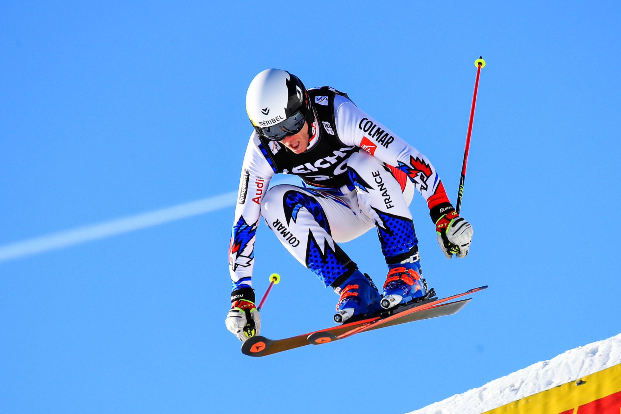 FELDBERG,GERMANY,15.FEB.19 - FREESTYLE SKIING - FIS World Cup, Ski Cross, qualification. Image shows Youri Duplessis Kergomard (FRA). Photo : 2019 Icon Sport