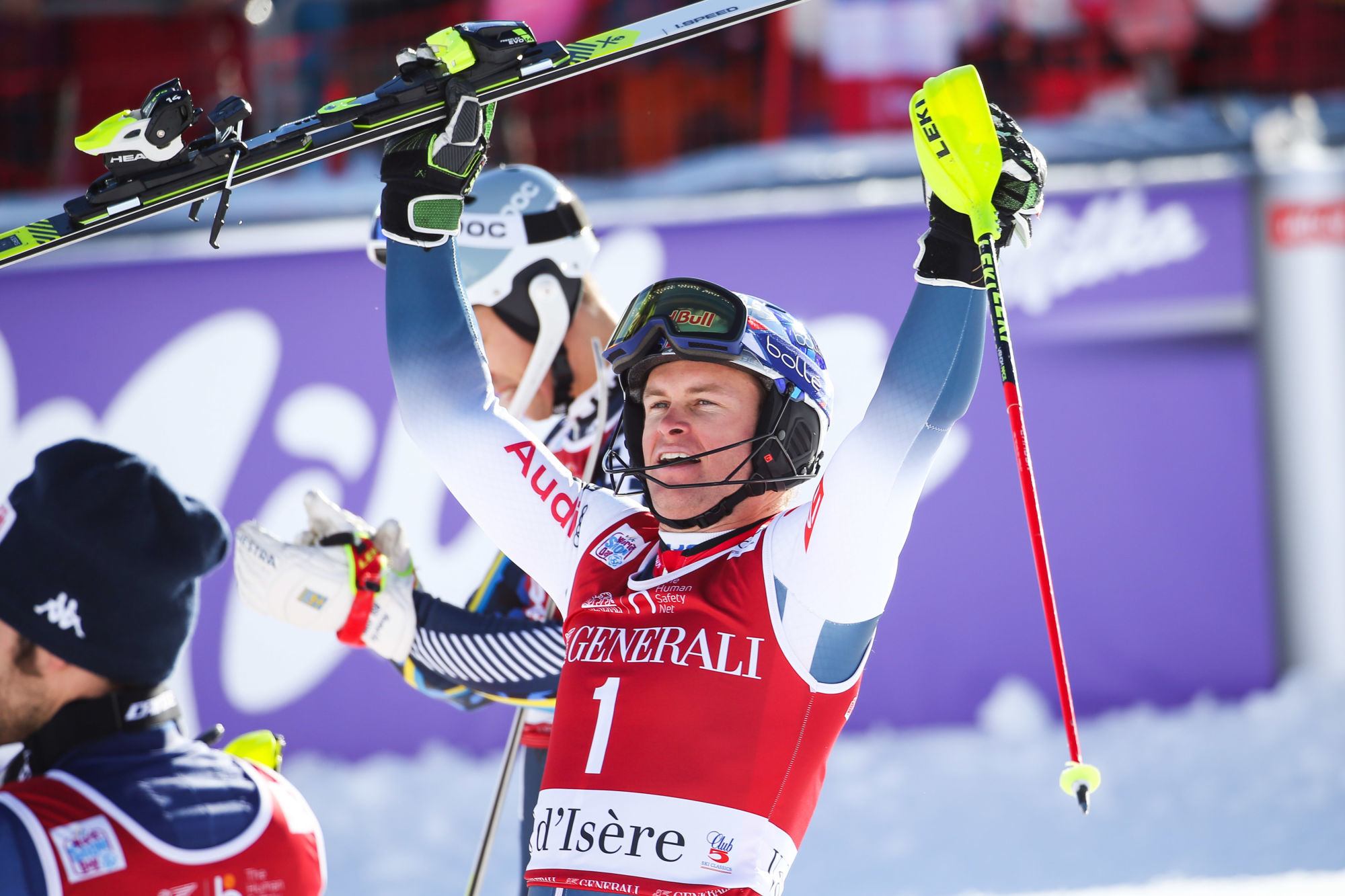 VAL D ISERE,FRANCE,15.DEC.19 - ALPINE SKIING - FIS World Cup, slalom, men. Image shows the rejoicing of Alexis Pinturault (FRA). Photo: GEPA pictures/ Mathias Mandl 


Photo by Icon Sport - Val d'Isere (France)
