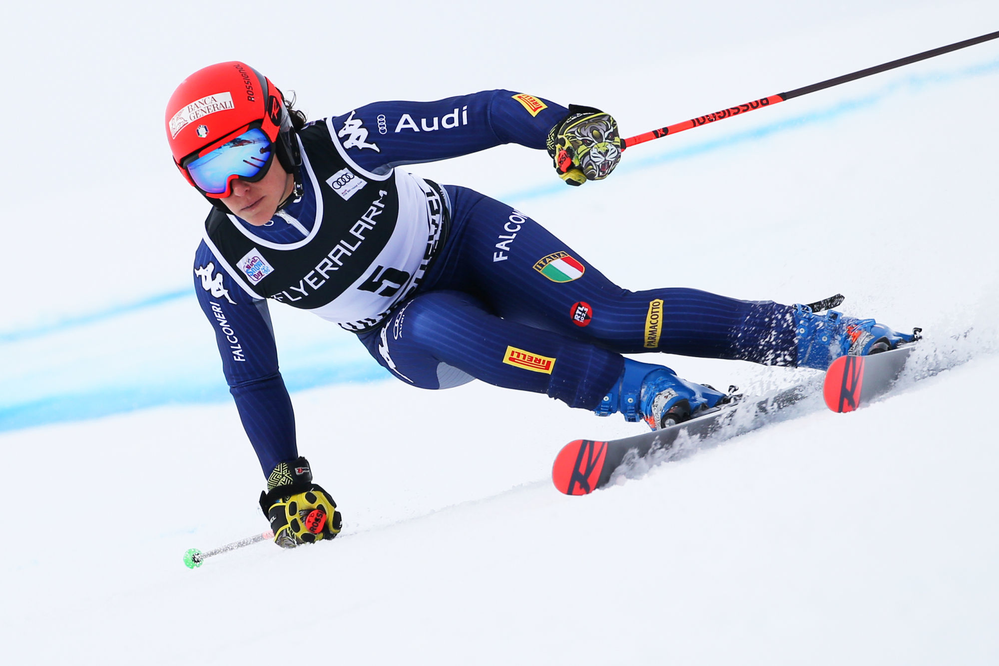 COURCHEVEL,FRANCE,17.DEC.19 - ALPINE SKIING - FIS World Cup, giant slalom, ladies. Image shows Federica Brignone (ITA). Photo: GEPA pictures/ Mathias Mandl 

Photo by Icon Sport - Courchevel (France)