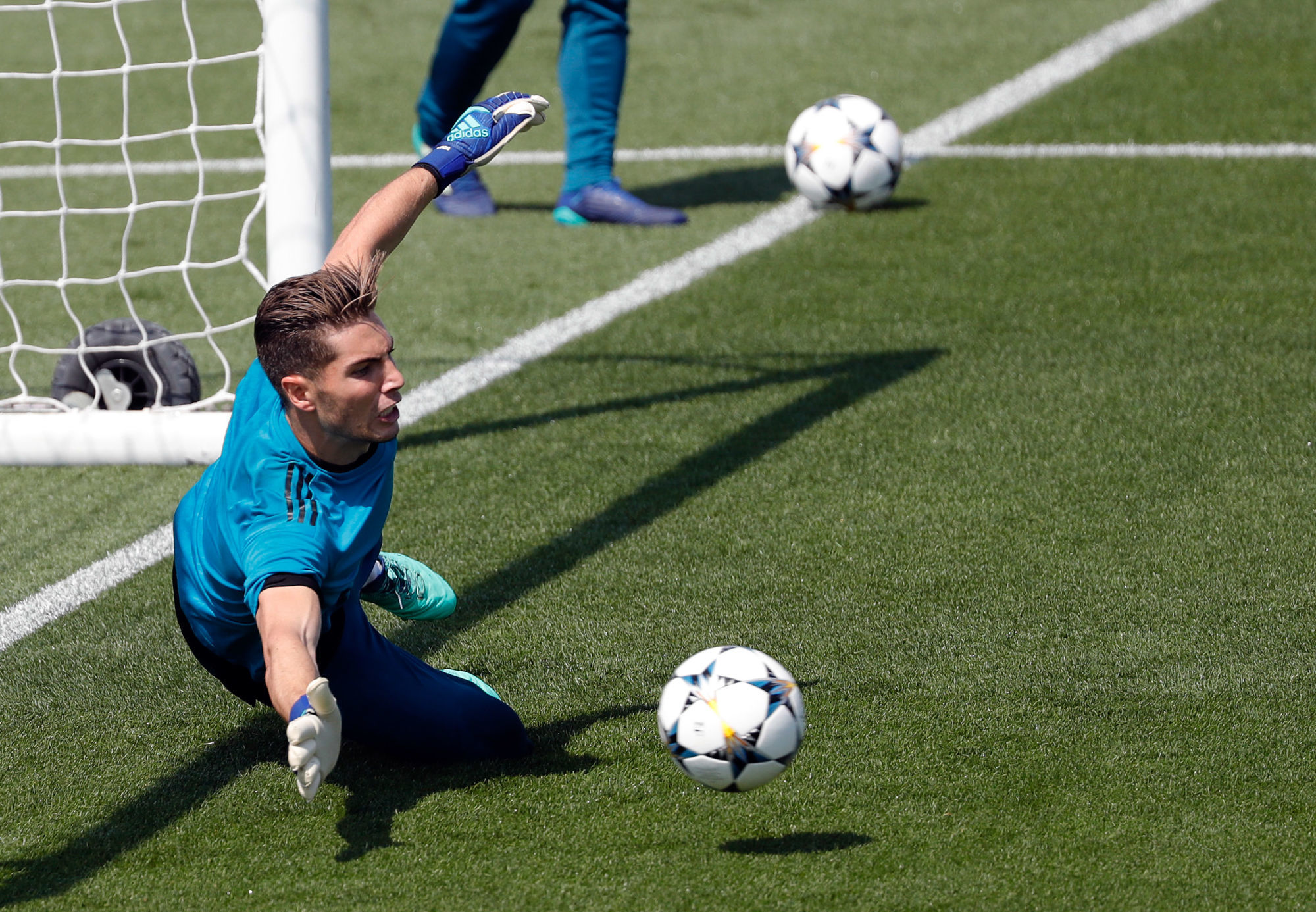 Luca Zidane during the Real Madrid training session on 22th May 2018 Photo : Marca / Icon Sport