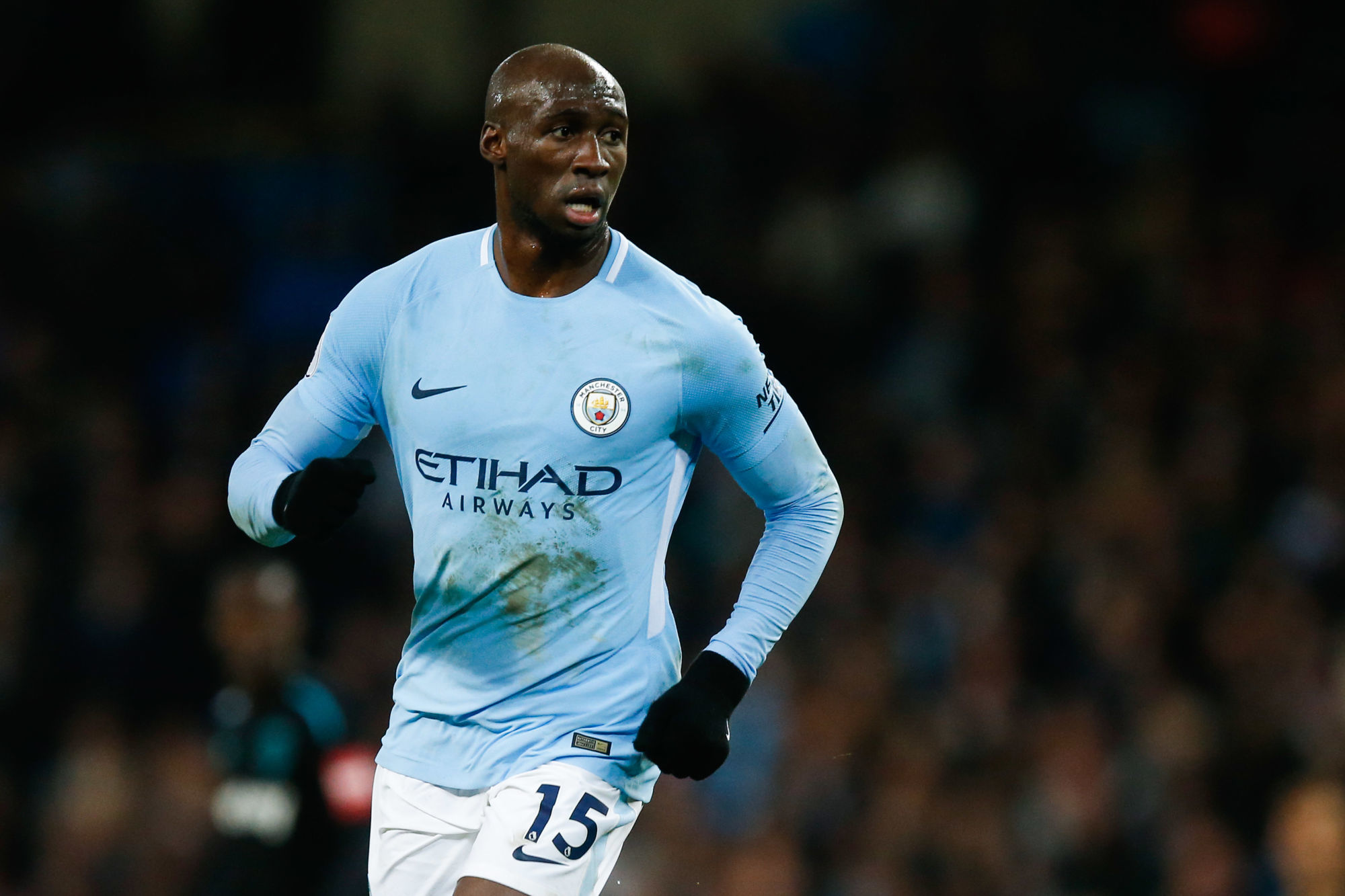 Eliaquim Mangala of Manchester City during the premier league match at the Etihad Stadium, Manchester. Picture date 3rd December 2017. Photo : Spi / Icon Sport