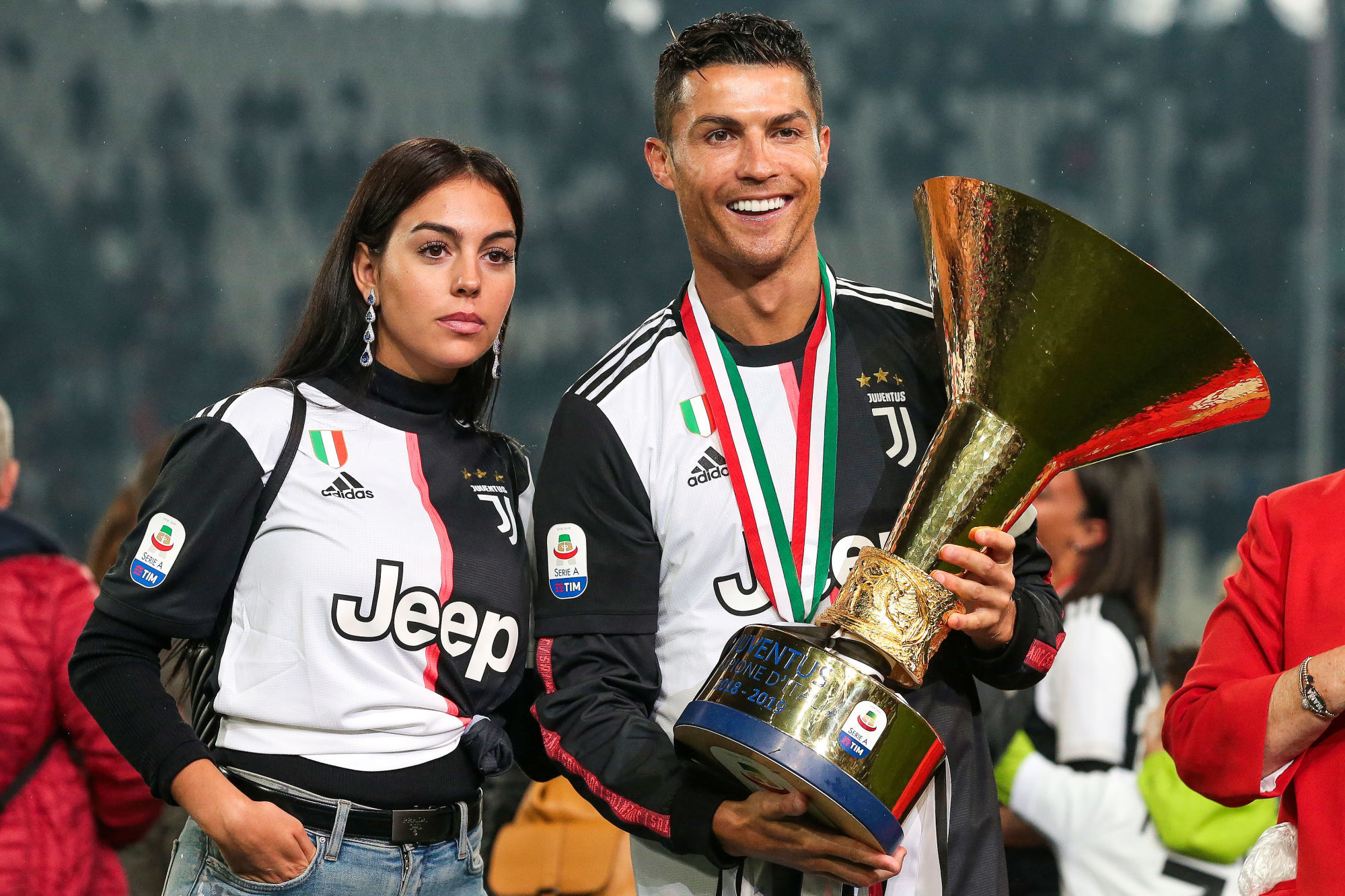 Georgina RodrÃ­guez, Cristiano Ronaldo - Juventus. Photo : Spi / Icon Sport