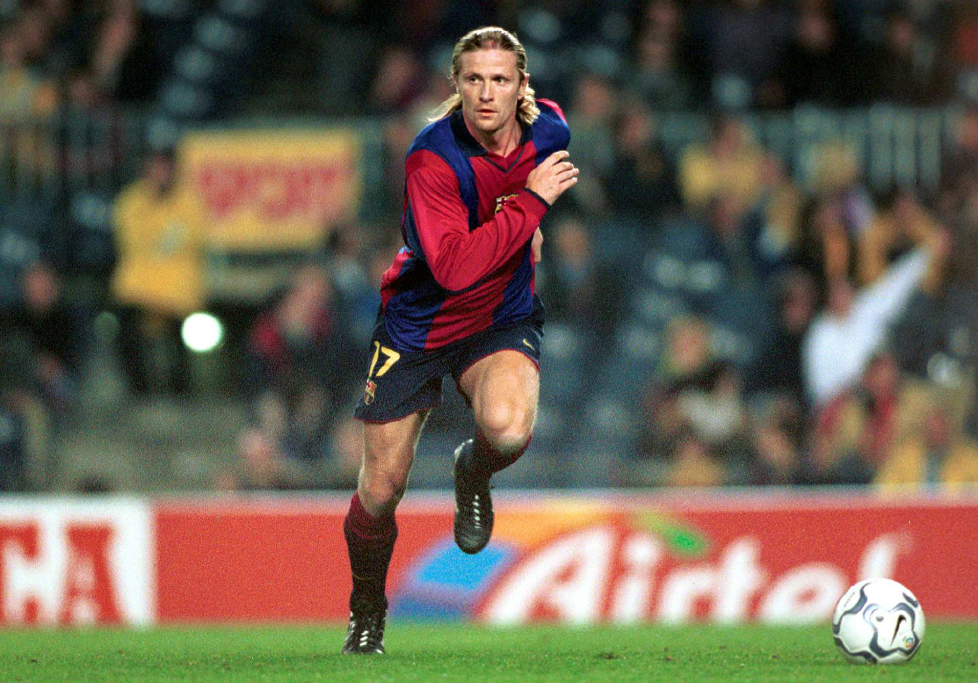 Emmanuel PETIT - 08.12.2000 - Barcelone / Brugge - Coupe de l'UEFA
Photo
