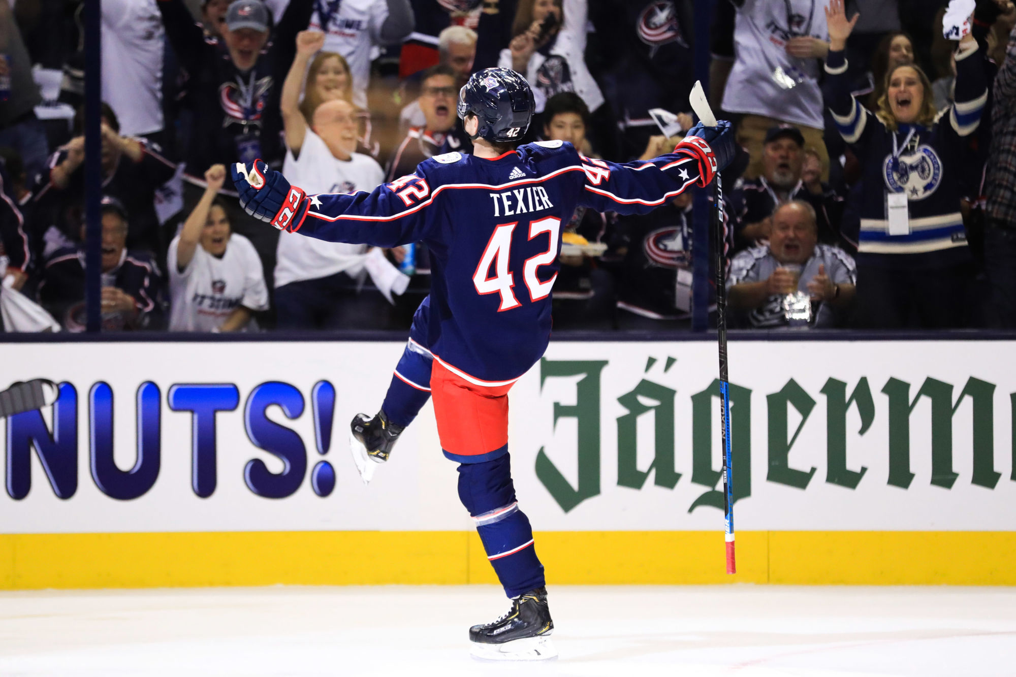 Columbus Blue Jackets - Alexandre Texier 
Photo : SUSA / Icon Sport