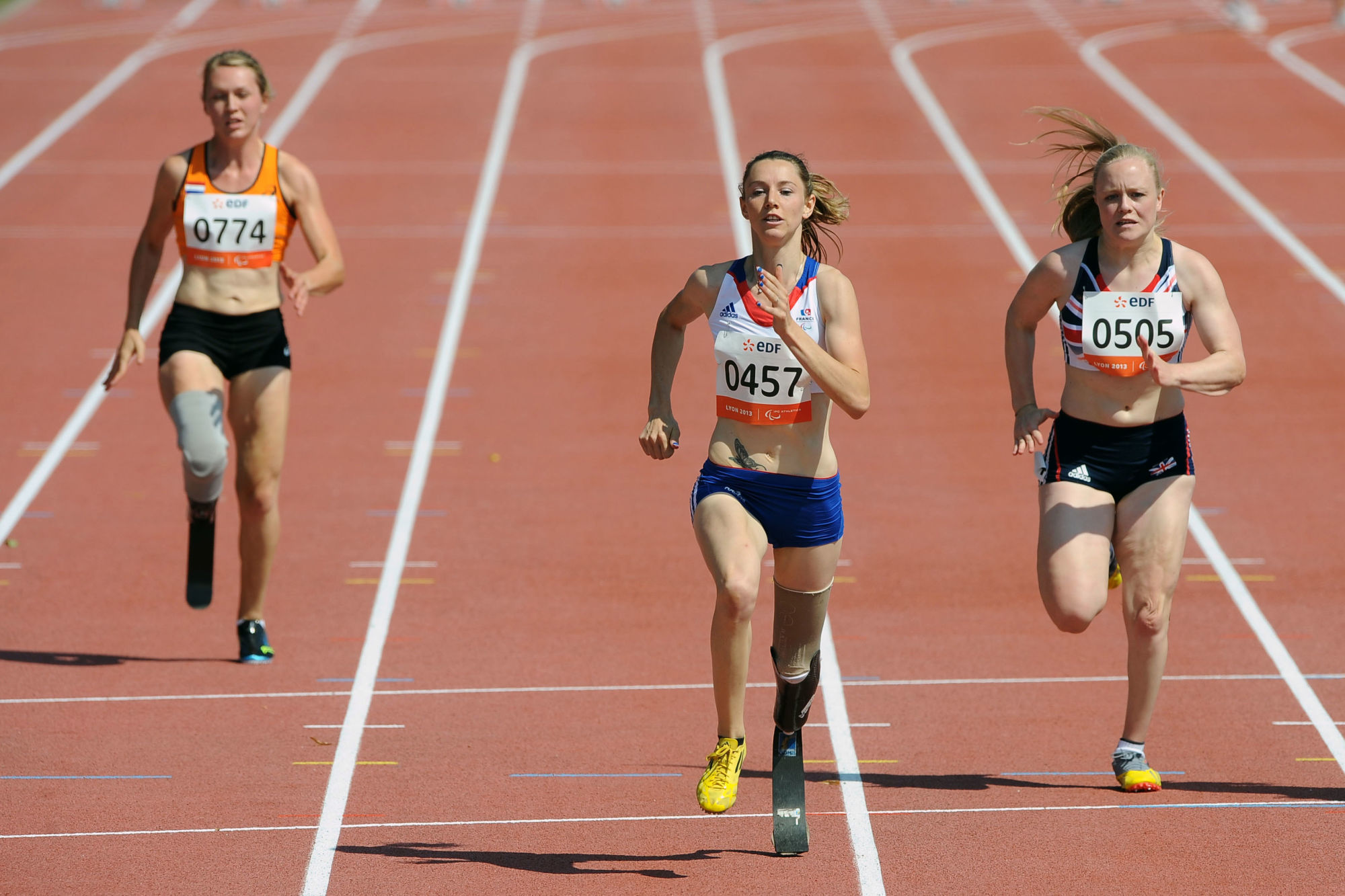 Marie Amelie LE FUR - 100M  - 24.07.2013 - Championnats du Monde d'Athletisme Handisport -Lyon