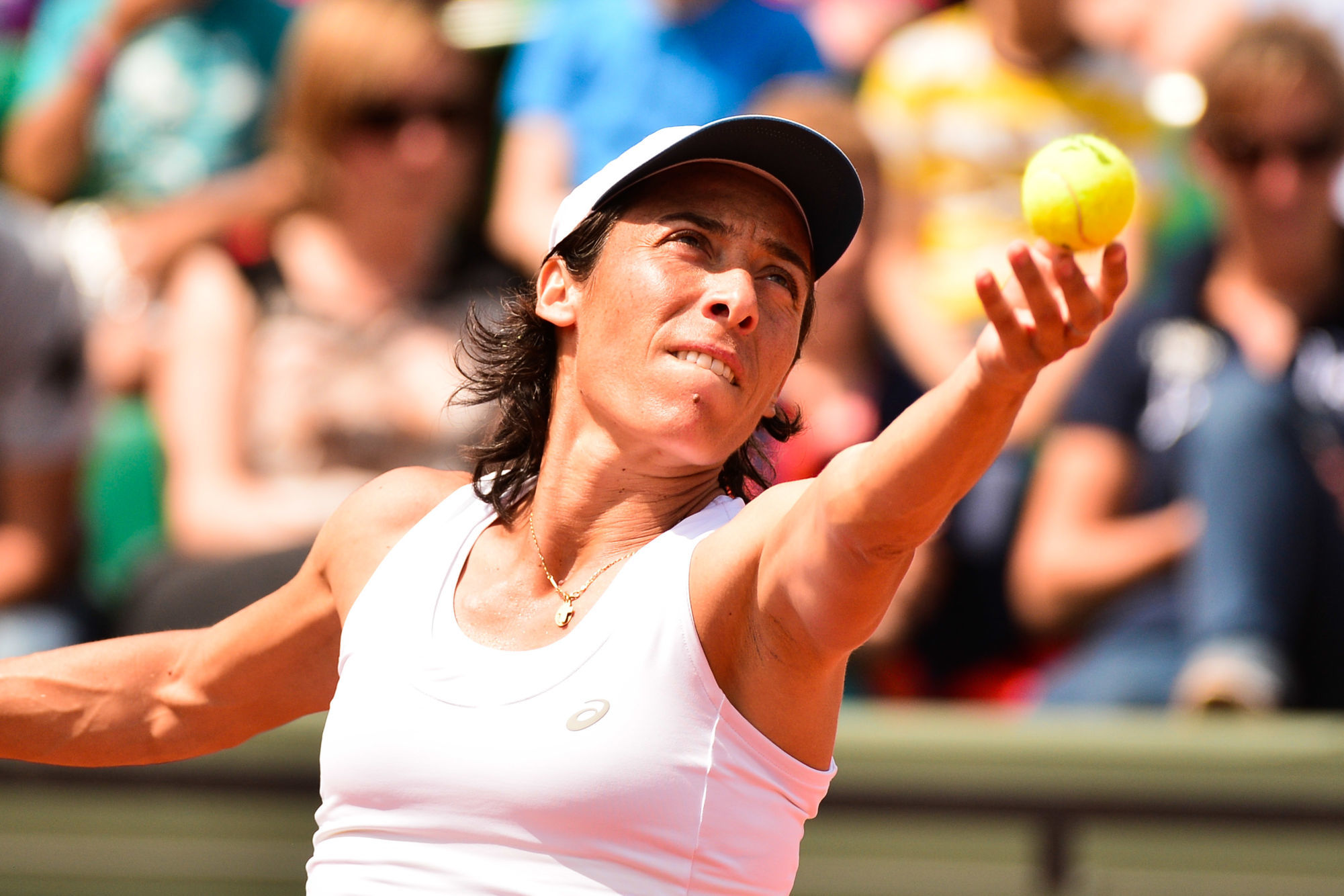 Francesca Schiavone plays an exhibition match at Kids' Day during the French Open 2016 on May 21, 2016 in Paris, France. (Photo by Dave Winter/Icon Sport)