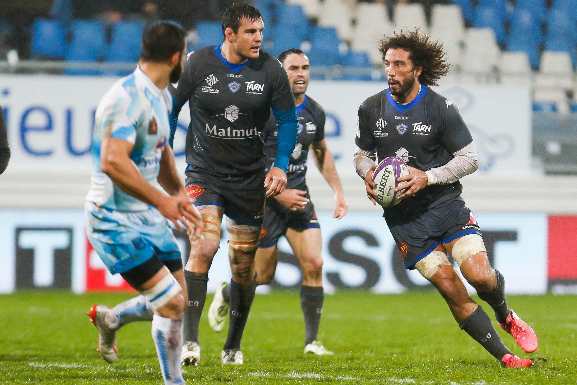 Camille Gerondeau during the European Rugby Challenge Cup, Pool 1 match between Castres and Enisei STM on December 13, 2019 in Castres, France. (Photo by Laurent Frezouls/Icon Sport) - Stade Pierre Fabre - Castres (France)