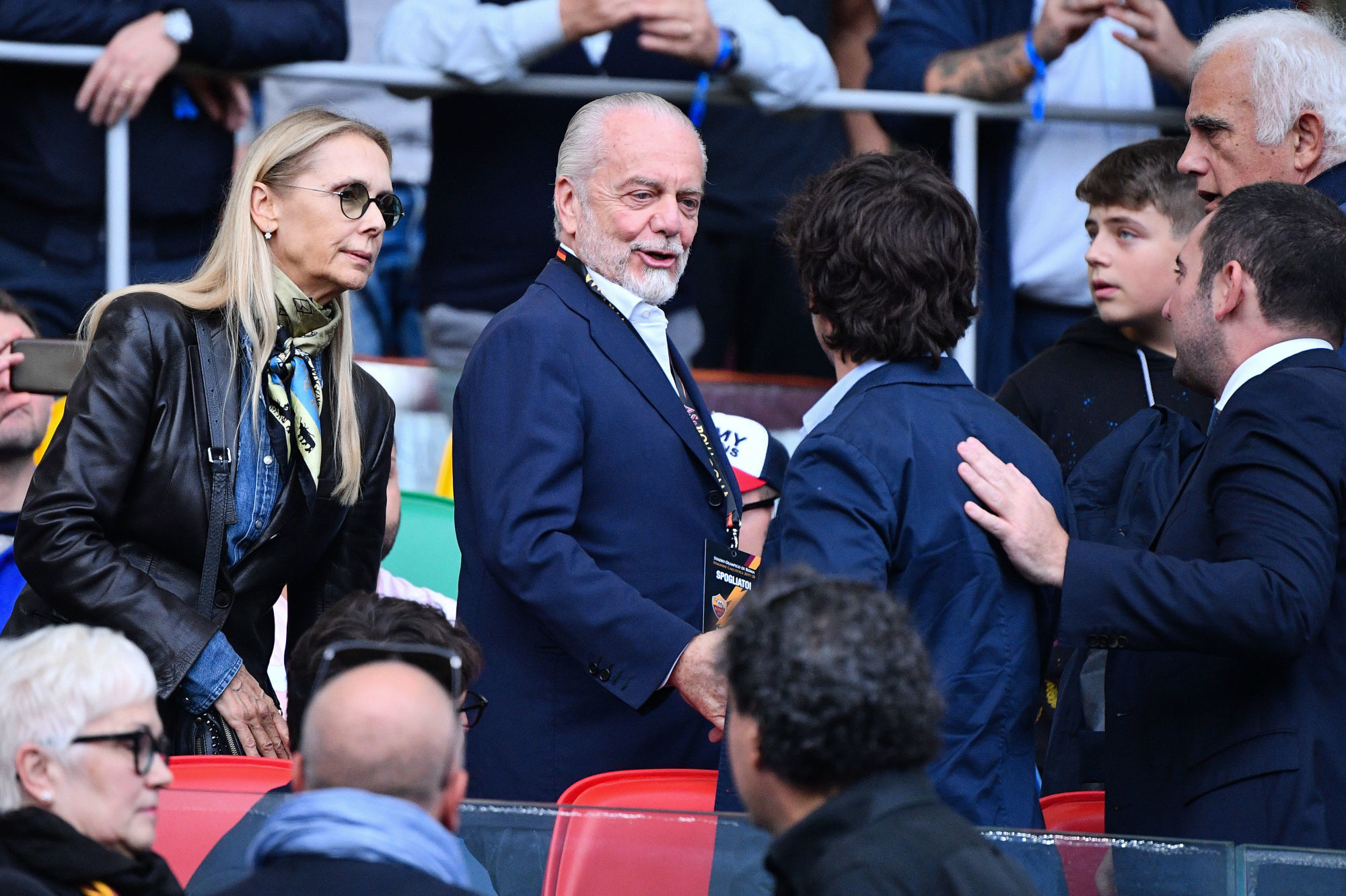 Foto Alfredo Falcone - LaPresse02/11/2019 Roma ( Italia)Sport CalcioRoma - NapoliCampionato di Calcio Serie A Tim 2019 2020 - Stadio Olimpico di RomaNella foto:de laurentisPhoto Alfredo Falcone - LaPresse02/11/2019 Roma (Italy)Sport SoccerRoma - NapoliItalian Football Championship League A Tim 2019 2020 - Olimpico Stadium of RomaIn the pic:de laurentis 

Photo by Icon Sport - Aurelio De LAURENTIIS - Stadio Olimpico - Rome (Italie)