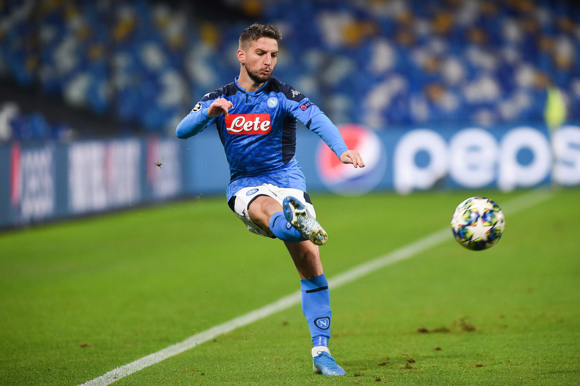 Dries Mertens of SSC Napoli during the UEFA Champions League match between SSC Napoli and KRC Genk at Stadio San Paolo Naples Italy on 10 December 2019.
PILKA NOZNA SEZON 2019/2020 LIGA MISTRZOW
FOT. SPORTPHOTO24/NEWSPIX.PL
ENGLAND OUT!
---
Newspix.pl 

Photo by Icon Sport - Dries MERTENS - Stade San Paolo - Naples (Italie)