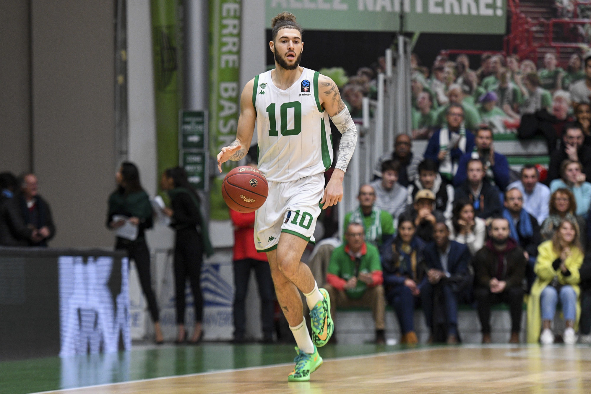 Isaia CORDINIER of Nanterre during the Eurocup match between Nanterre and Cedevita Olimpija at Palais des Sports Maurice Thorez on December 11, 2019 in Nanterre, France. (Photo by Aude Alcover/Icon Sport) - Isaia CORDINIER - Palais des Sports Maurice Thorez - Nanterre (France)