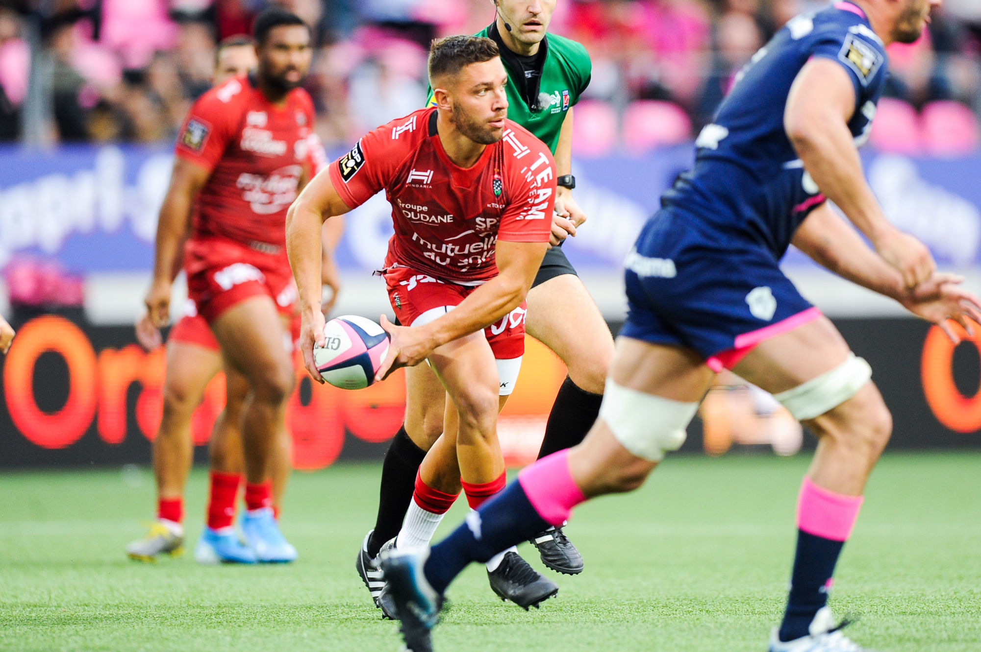 Rhys WEBB of Toulon during the Top 14 match between at Stade Jean Bouin on October 13, 2019 in Paris, France. (Photo by Sandra Ruhaut/Icon Sport) - Rhys WEBB - Stade Jean Bouin - Paris (France)