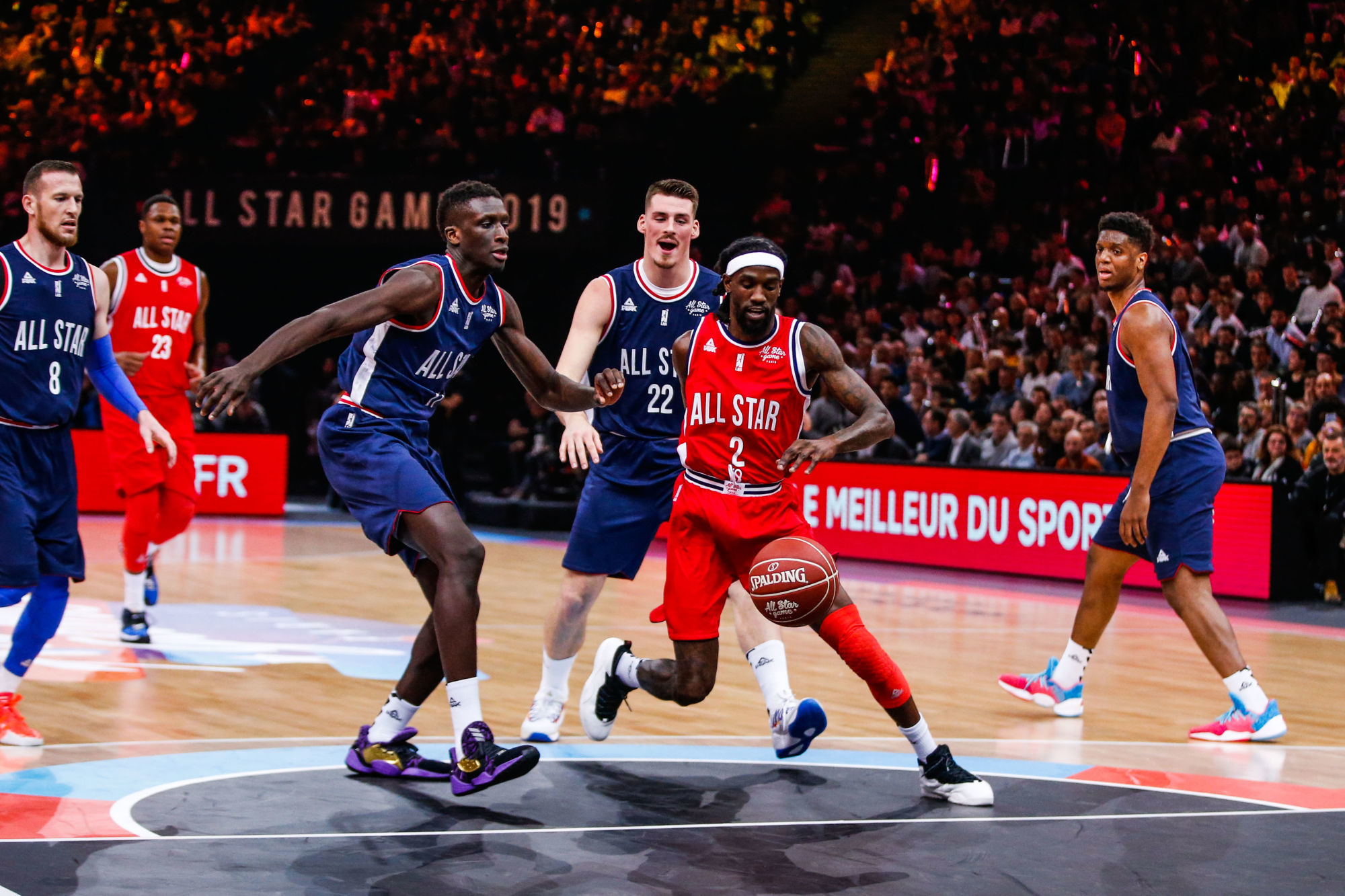 Briante WEBER of Team World during the All Star Game at AccorHotels Arena on December 29, 2019 in Paris, France. (Photo by Johnny Fidelin/Icon Sport) - Bercy AccorHotels Arena - Paris (France)