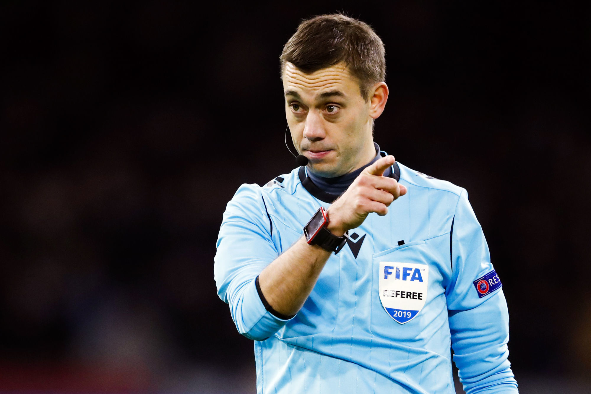 referee Clement Turpin during the UEFA Champions League group H match between Ajax Amsterdam and Valencia CF at the Johan Cruijff Arena on December 11, 2019 in Amsterdam, The Netherlands 
Photo by Icon Sport - Clement TURPIN - Johan Cruijff Arena - Amsterdam (Pays Bas)