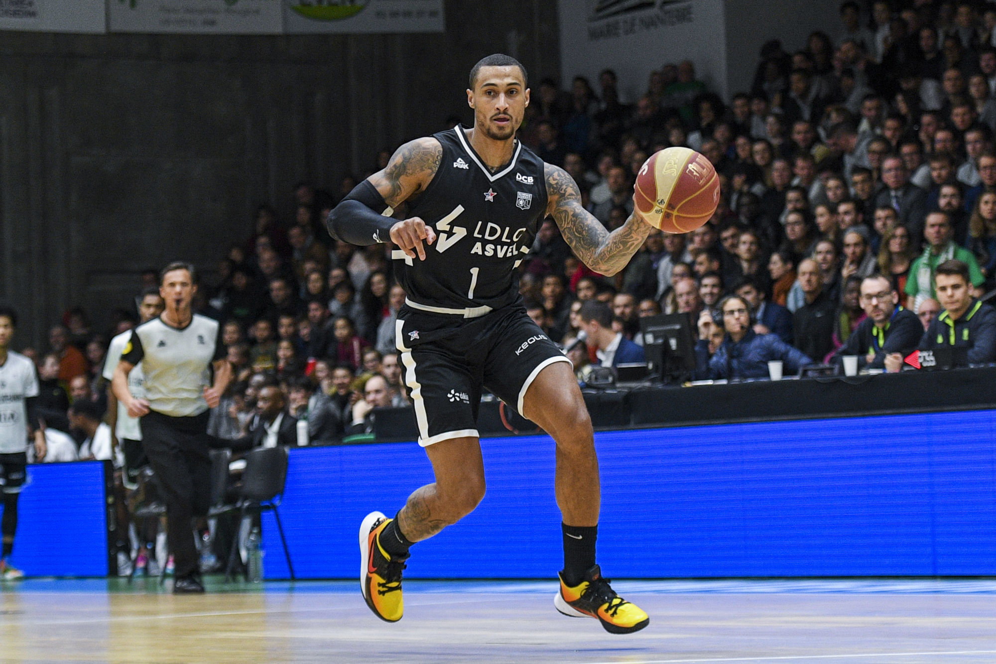 Edwin JACKSON of Asvel during the Jeep Elite match between Nanterre 92 and ASVEL on December 4, 2019 in Nanterre, France. (Photo by Aude Alcover/Icon Sport) - Edwin JACKSON - Palais des Sports Maurice Thorez - Nanterre (France)