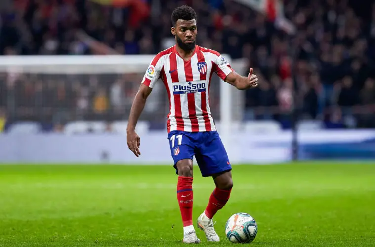 Simeone met un gros coup de pression à Lemar — Atlético Madrid Simeone met un gros coup de pression à Lemar — Atlético Madrid