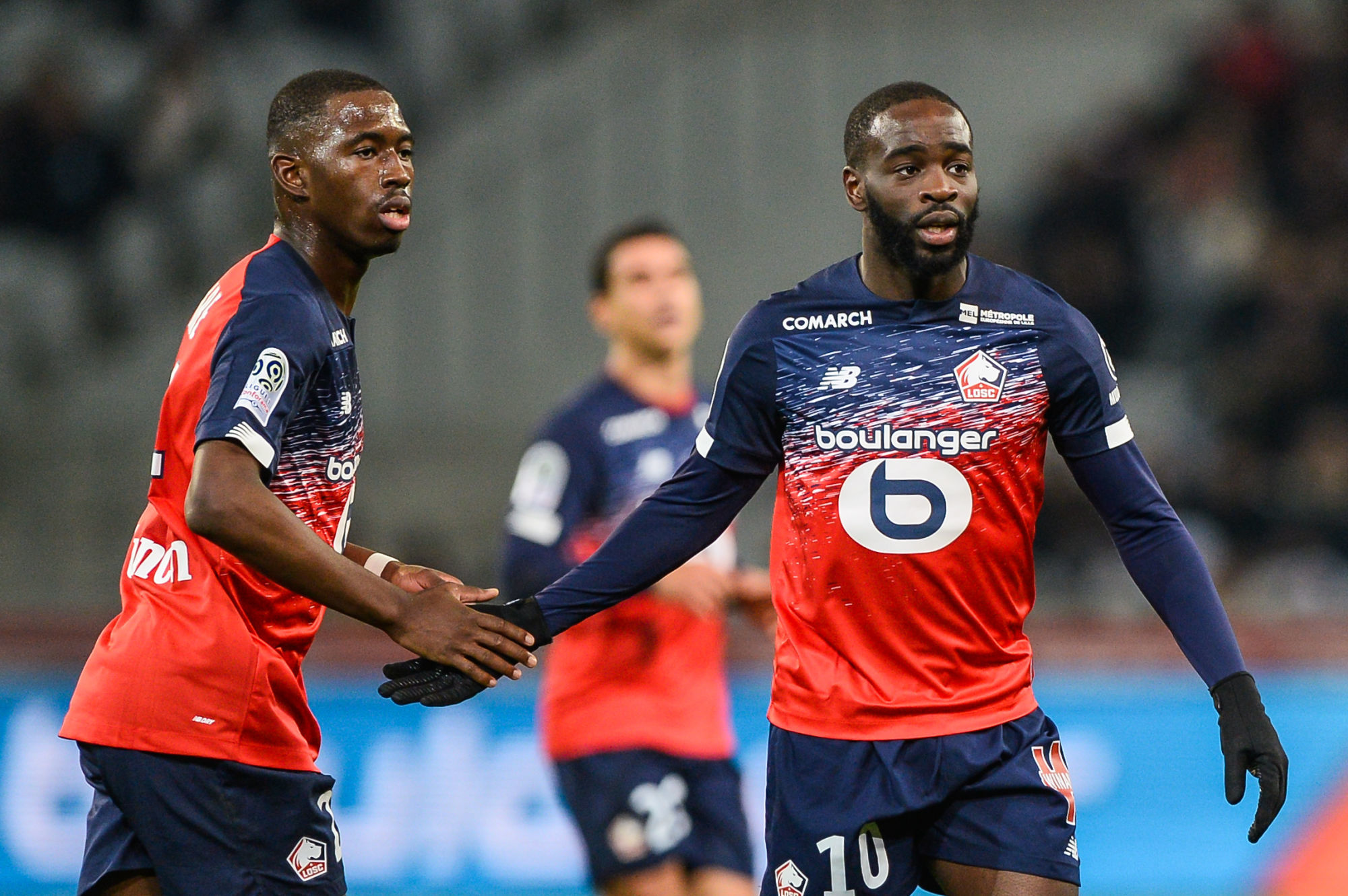 Photo by Baptiste Fernandez/Icon Sport - Jonathan IKONE - Boubakary SOUMARE - LOSC