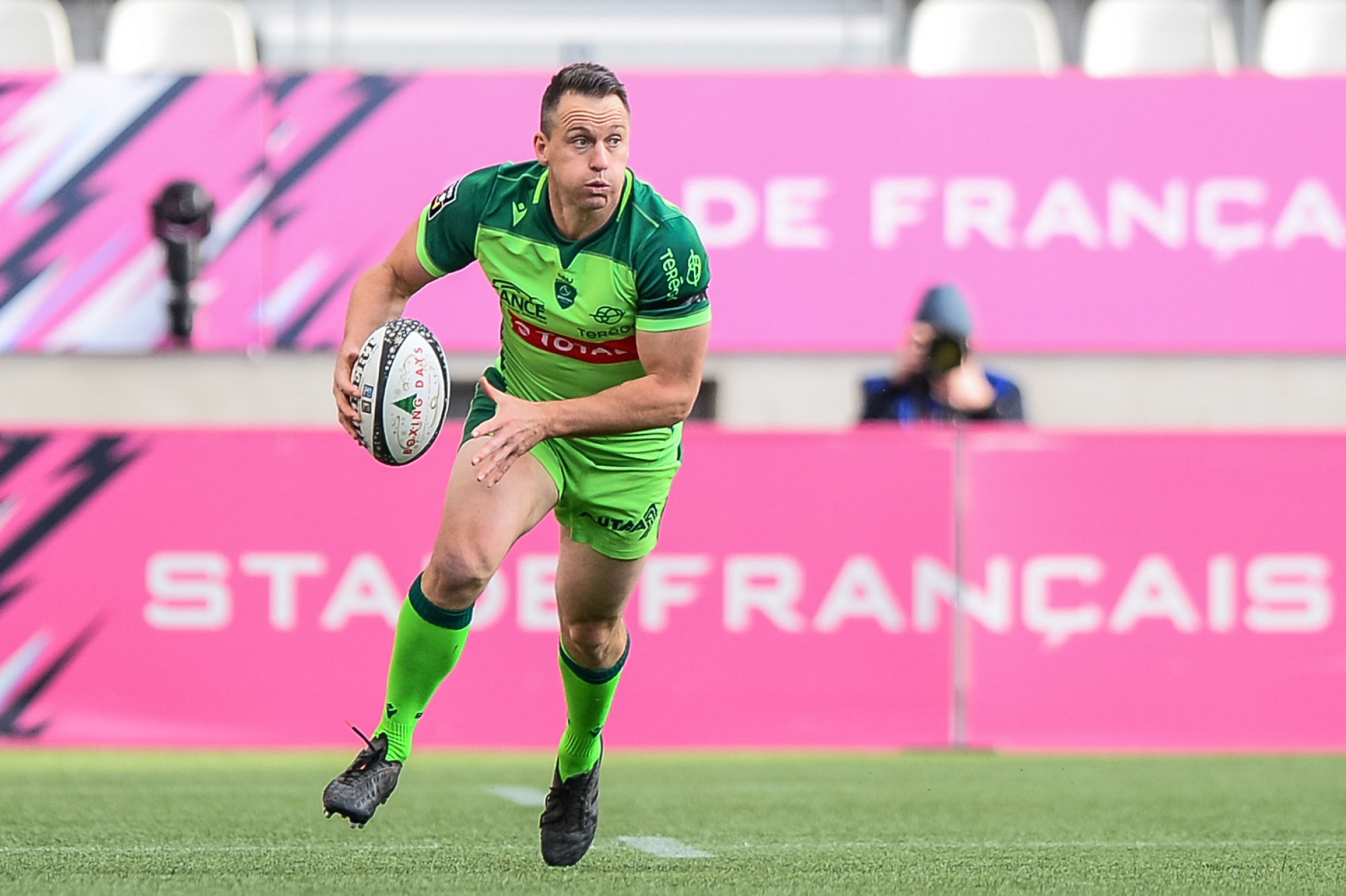 Ben SMITH of Pau during the Top 14 match between Stade Francais and Pau at Stade Jean Bouin on December 22, 2019 in Paris, France. (Photo by Baptiste Fernandez/Icon Sport) - Ben SMITH - Stade Jean Bouin - Paris (France)