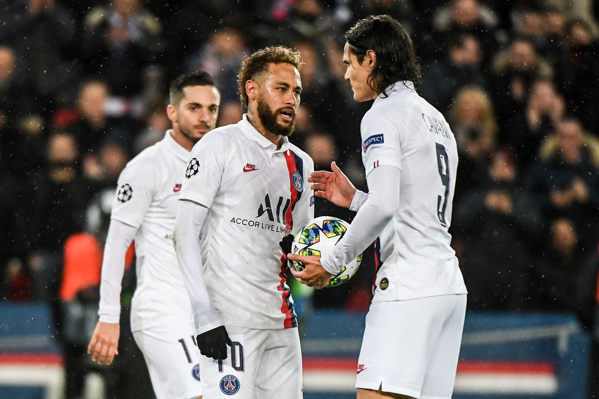 Photo by Anthony Dibon/Icon Sport - NEYMAR JR - Edinson CAVANI - PSG