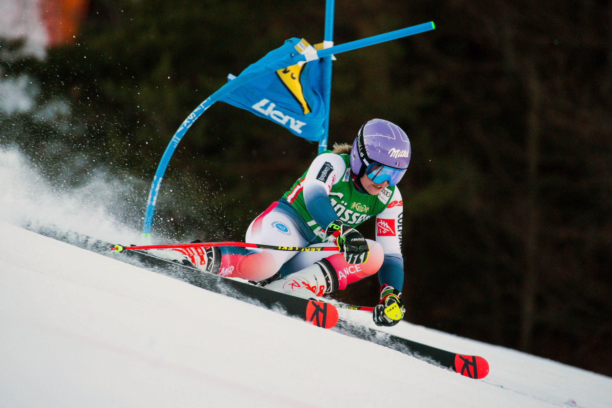LIENZ,AUSTRIA,28.DEC.19 - ALPINE SKIING - FIS World Cup, giant slalom, ladies. Image shows Tessa Worley (FRA). Photo: GEPA pictures/ Daniel Goetzhaber 
Photo by Icon Sport - Tessa WORLEY - Lienz (Autriche)