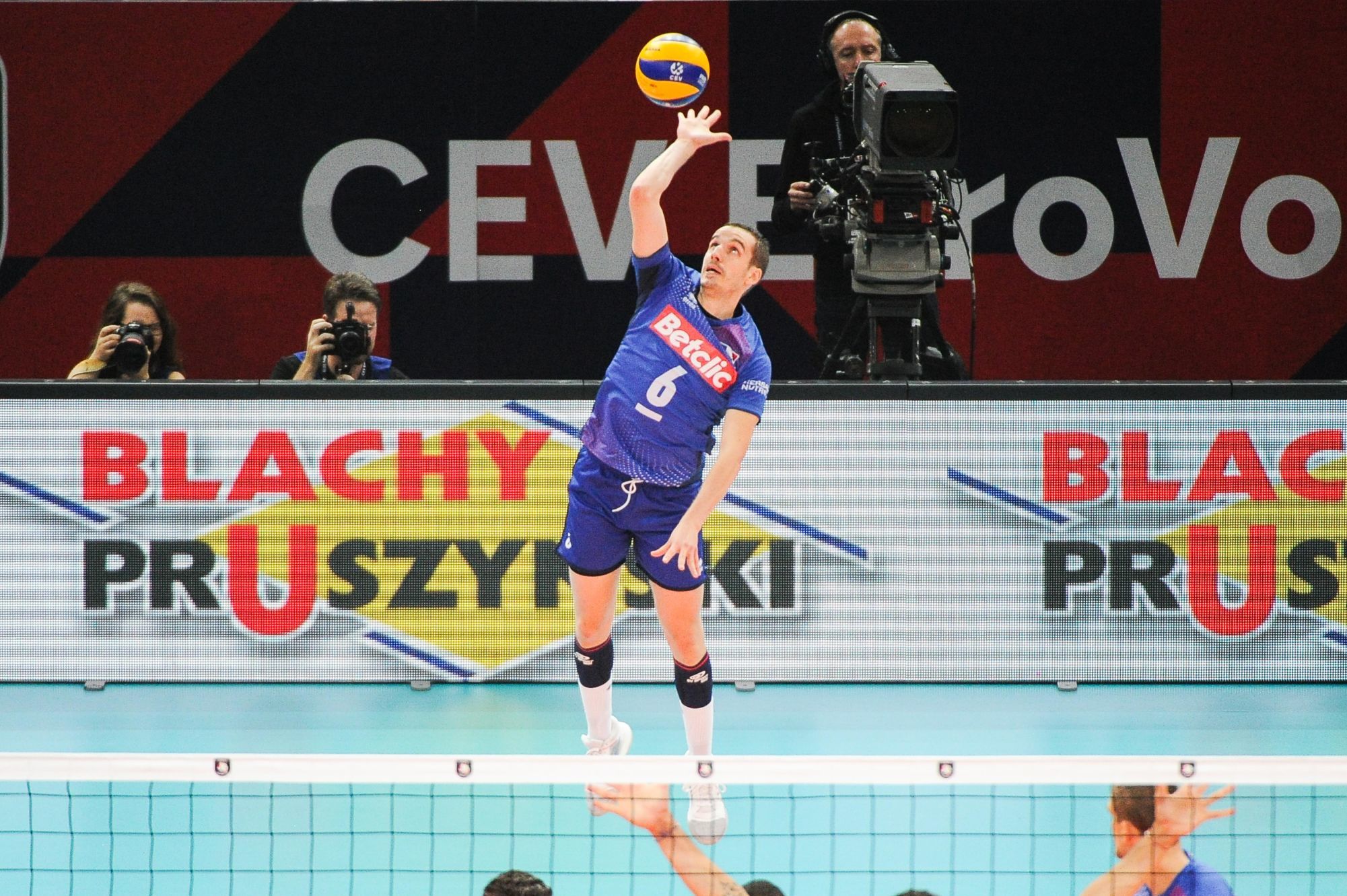 Benjamin TONIUTTI of France during the third place match between France and Poland on September 28, 2019 in Paris, France. (Photo by Sandra Ruhaut/Icon Sport) - Benjamin TONIUTTI - Bercy AccorHotels Arena - Paris (France)