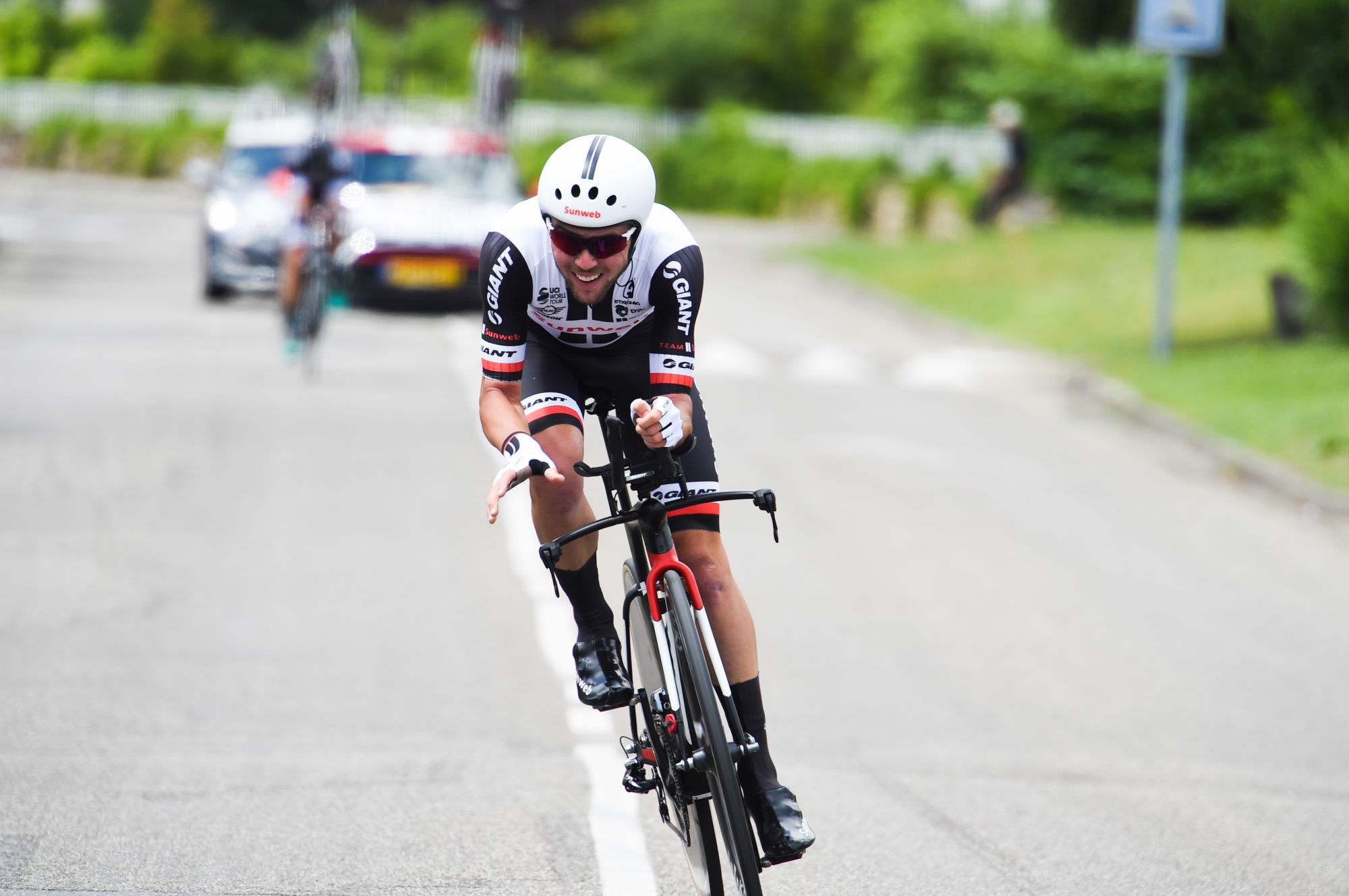 Chris Hamilton of Team Sunweb during the stage 04 of the criterium du Dauphine, 24,3km of time trial from La tour du pin to Bourgoin Jallieu, on june 07th 2017.
Photo: Sirotti / Icon Sport