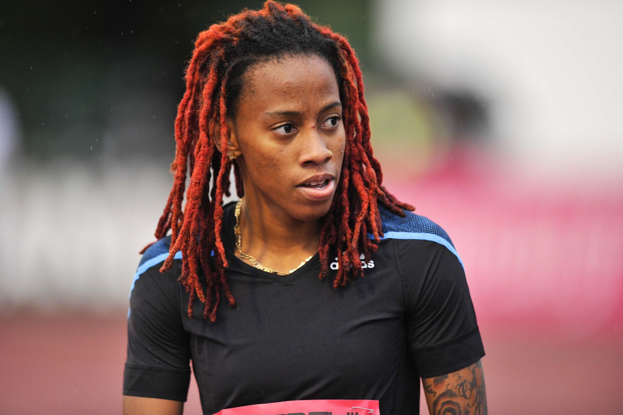 Michelle Lee Ahye - 100m - 07.07.2014 - Athletisme - Meeting de Montreuil 2014 - Pro Athle Tour
Photo