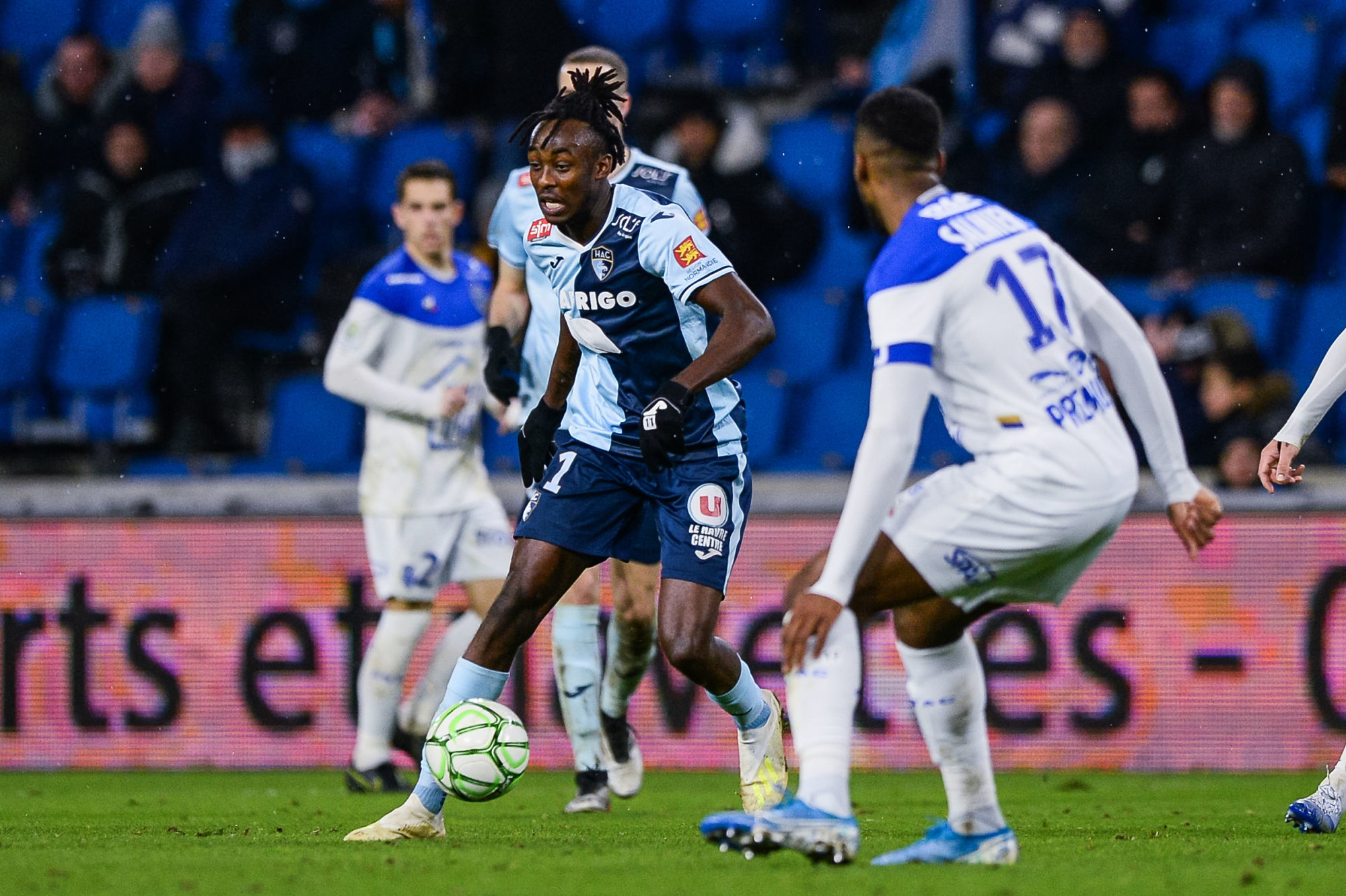 Philana Tinotenda KADEWERE of Le Havre during the French Ligue 2 Soccer match between Le Havre and Troyes on January 27, 2020 in Le Havre, France. (Photo by Baptiste Fernandez/Icon Sport) - Stade Oceane - Le Havre (France)