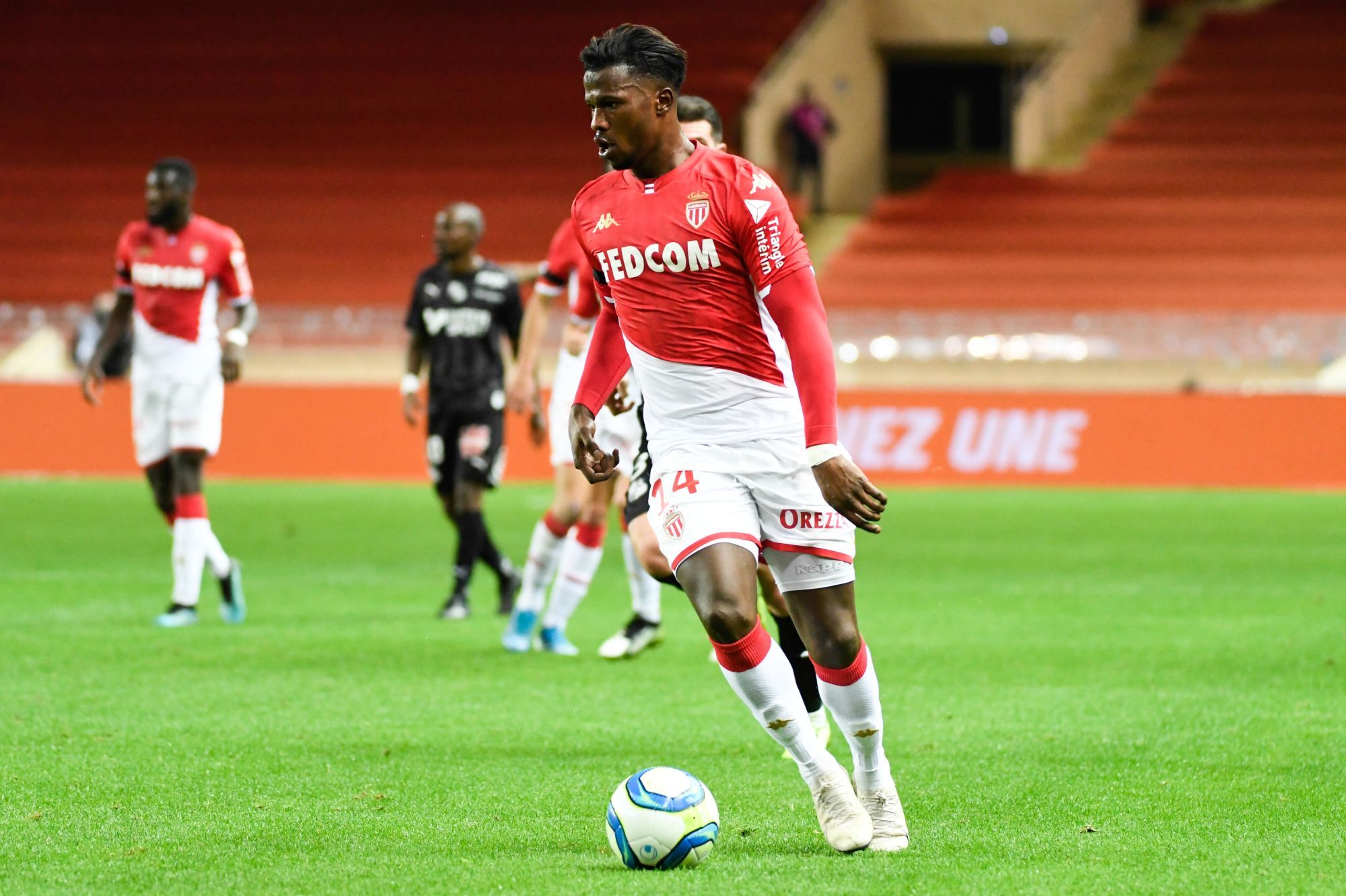 Keita BALDE of Monaco during the Ligue 1 match between AS Monaco and Amiens SC at Stade Louis II on December 7, 2019 in Monaco, Monaco. (Photo by Pascal Della Zuana/Icon Sport) - Keita BALDE - Stade Louis-II - Monaco (France)