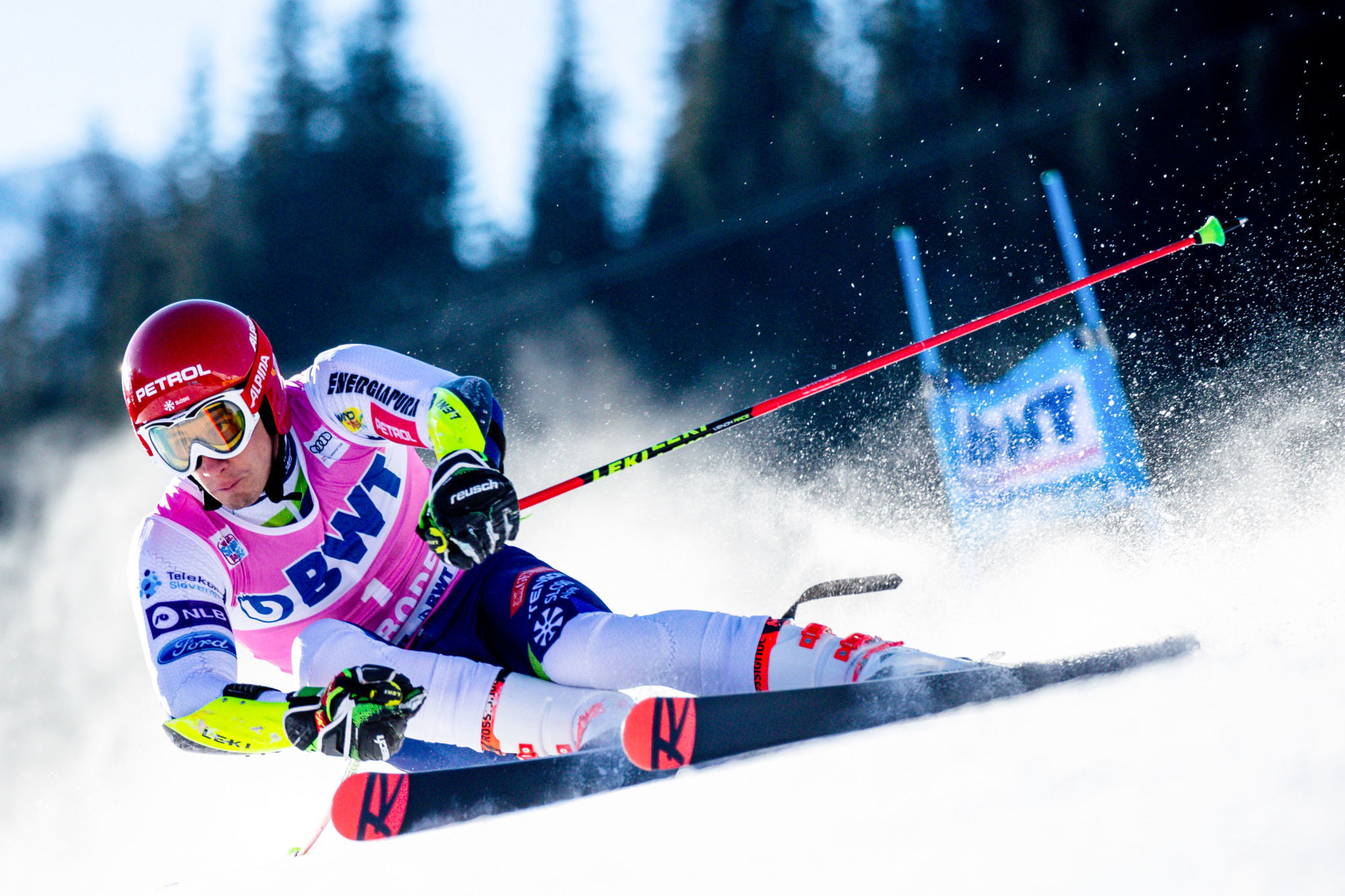 ADELBODEN,SWITZERLAND,11.JAN.20 - ALPINE SKIING - FIS World Cup, giant slalom, men. Image shows Zan Kranjec (SLO). Photo: GEPA pictures/ Matic Klansek 

Photo by Icon Sport - Adelboden (Suisse)