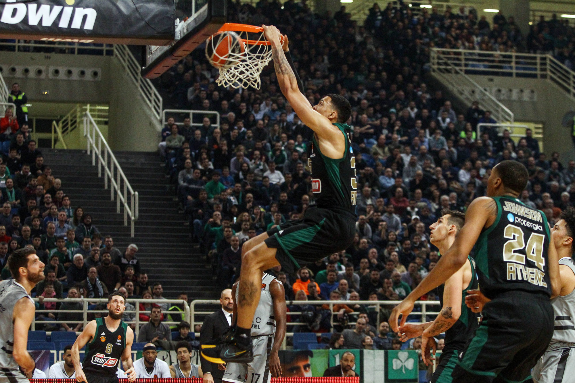 JACOB WILEY during the Euroleague match between Panathinaikos and ASVEL on January 24, 2020 in Greece (Photo by Eurokinissi / Icon Sport)  - Athenes (Grece)