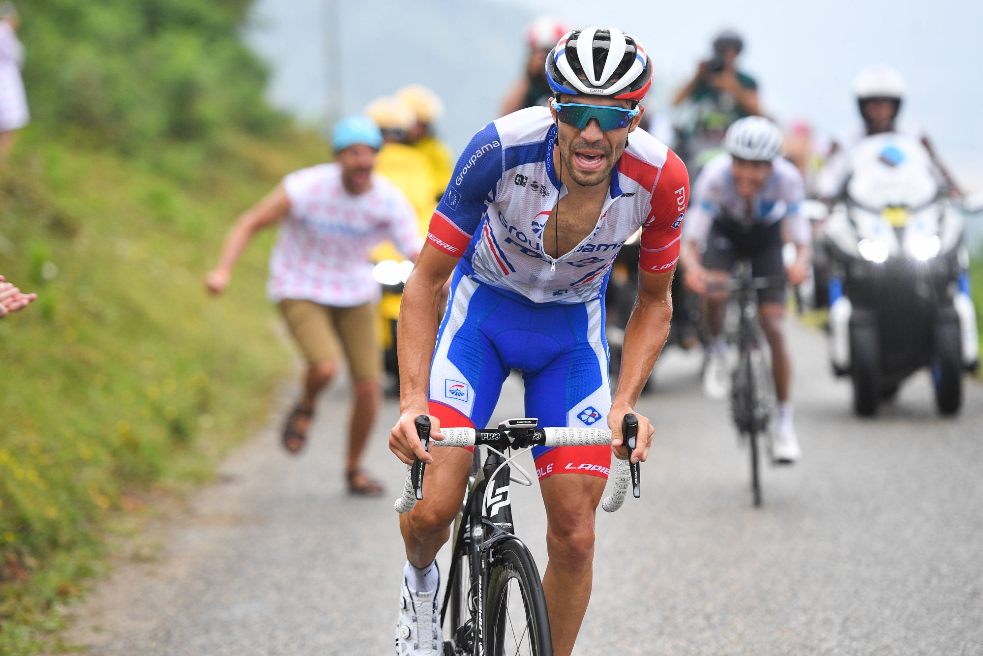 French Thibaut Pinot of Groupama-FDJ rides the stage 15 of the 106th edition of the Tour de France cycling race, from  Limoux to Foix Prat d'Albis (185km), in France, Sunday 21 July 2019. This year's Tour de France starts in Brussels and takes place from July 6th to July 28th.
Photo: David Stockman / Belga / Icon Sport