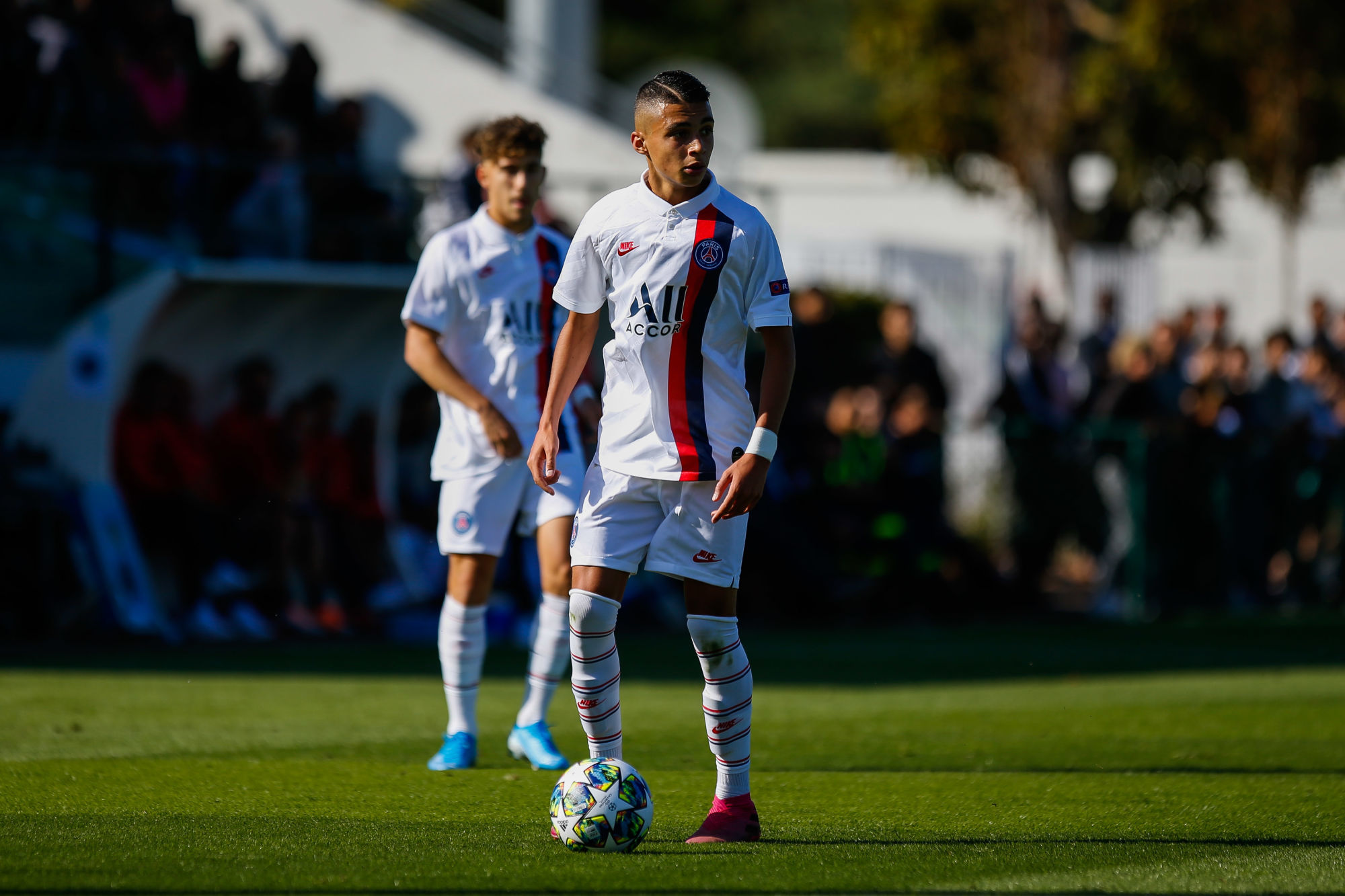 Kays RUIZ ATIL of PSG during the Youth League match between Paris Saint Germain and Real Madrid at Camp des Loges on September 18, 2019 in Paris, France. (Photo by Johnny Fidelin/Icon Sport) - Kays RUIZ ATIL - Camp des Loges - Saint Germain en Laye (France)