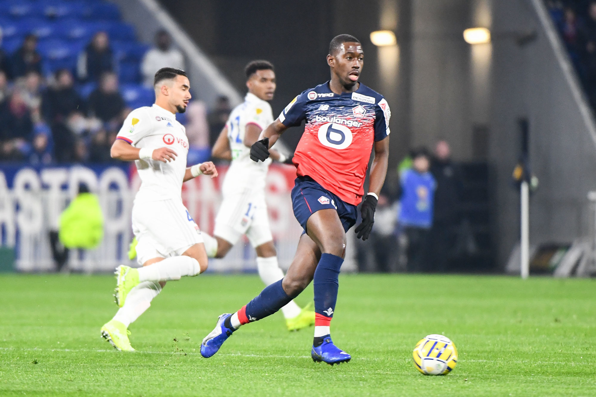 Boubakary SOUMARE of Lille during the League Cup match between Olympique Lyonnais and Lille OSC at Parc Olympique on January 21, 2020 in Lyon, France. (Photo by Anthony Dibon/Icon Sport) - Boubakary SOUMARE - Groupama Stadium - Lyon (France)