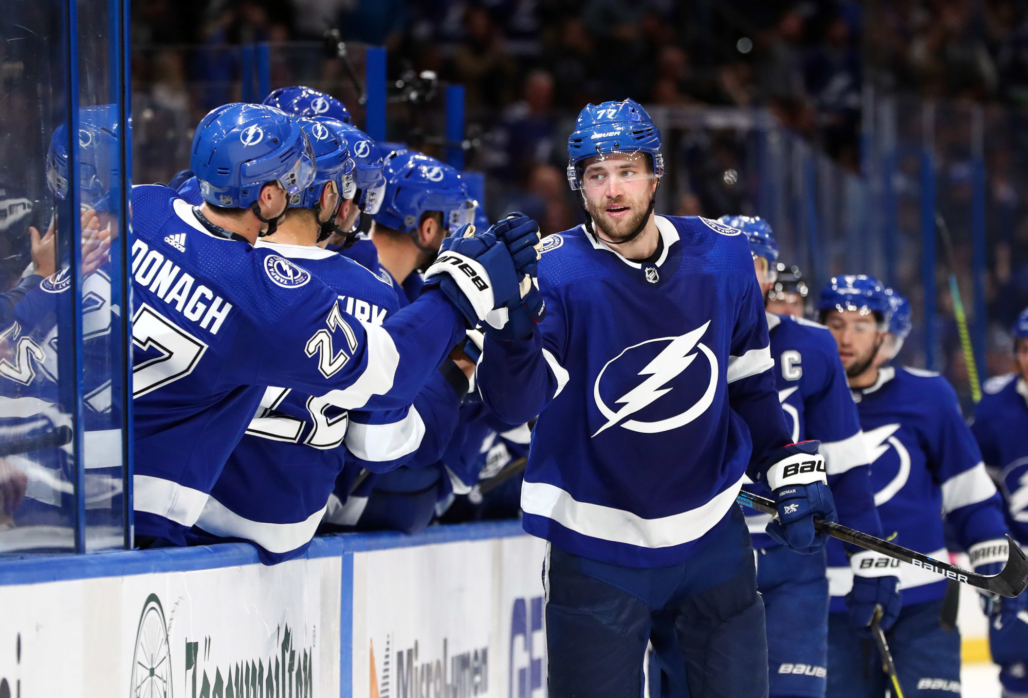 Tampa Bay Lightning-Victor Hedman (77)  Credit: Kim Klement-USA TODAY Sports / Icon Sport