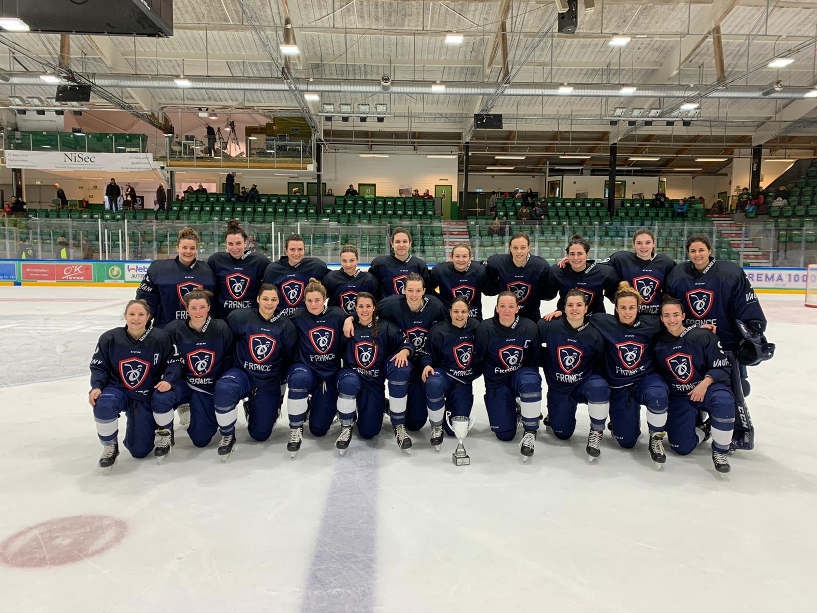 Équipe de France féminine de hockey sur glace  - Photo Twitter @Hockey_FRA