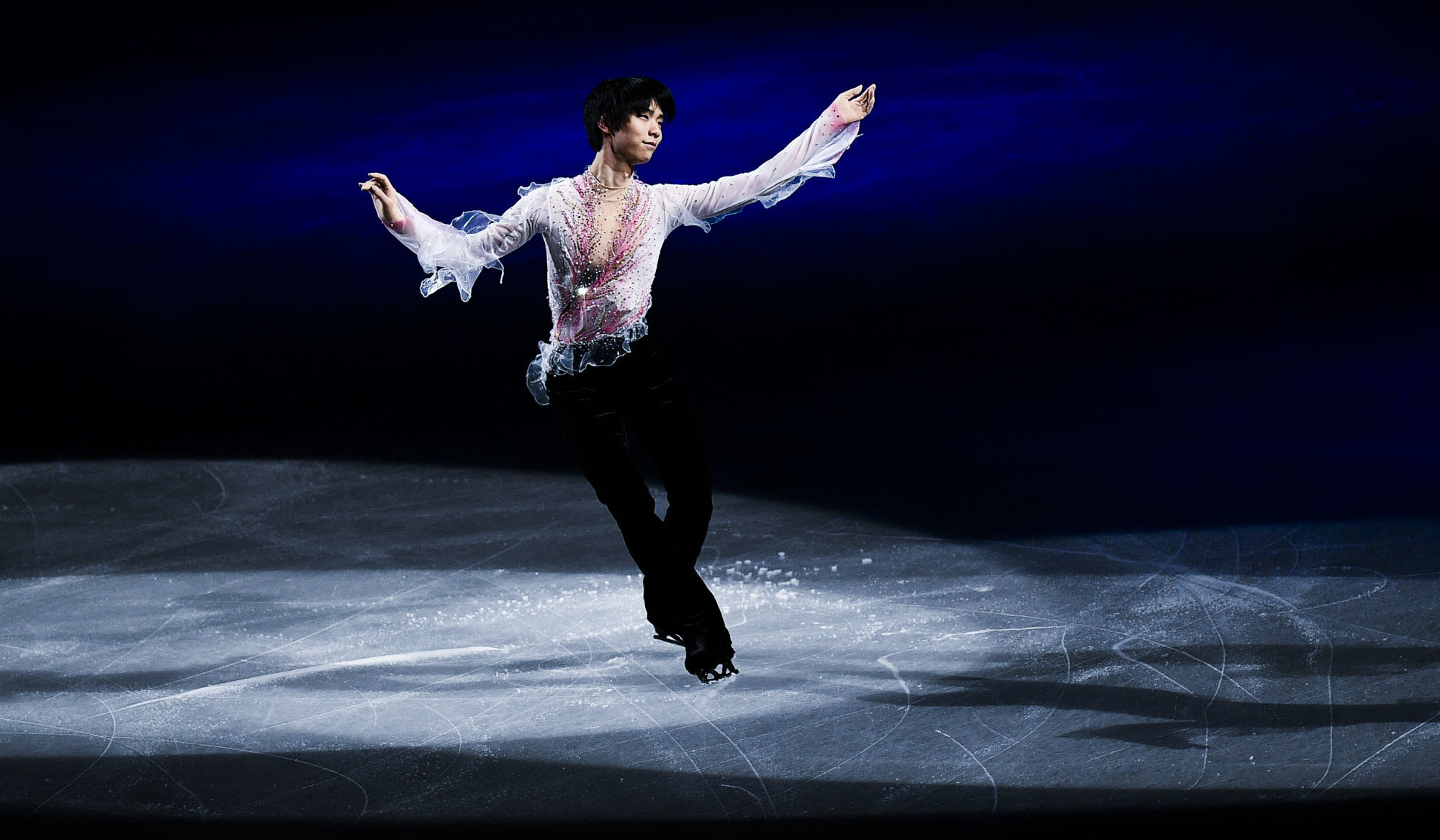 5827530 24.03.2019 Japan's Hanyu Yuzuru skates during the figure skating gala exhibition at the ISU World Figure Skating Championships in Saitama, Japan. Alexander Vilf / Sputnik / Icon Sport