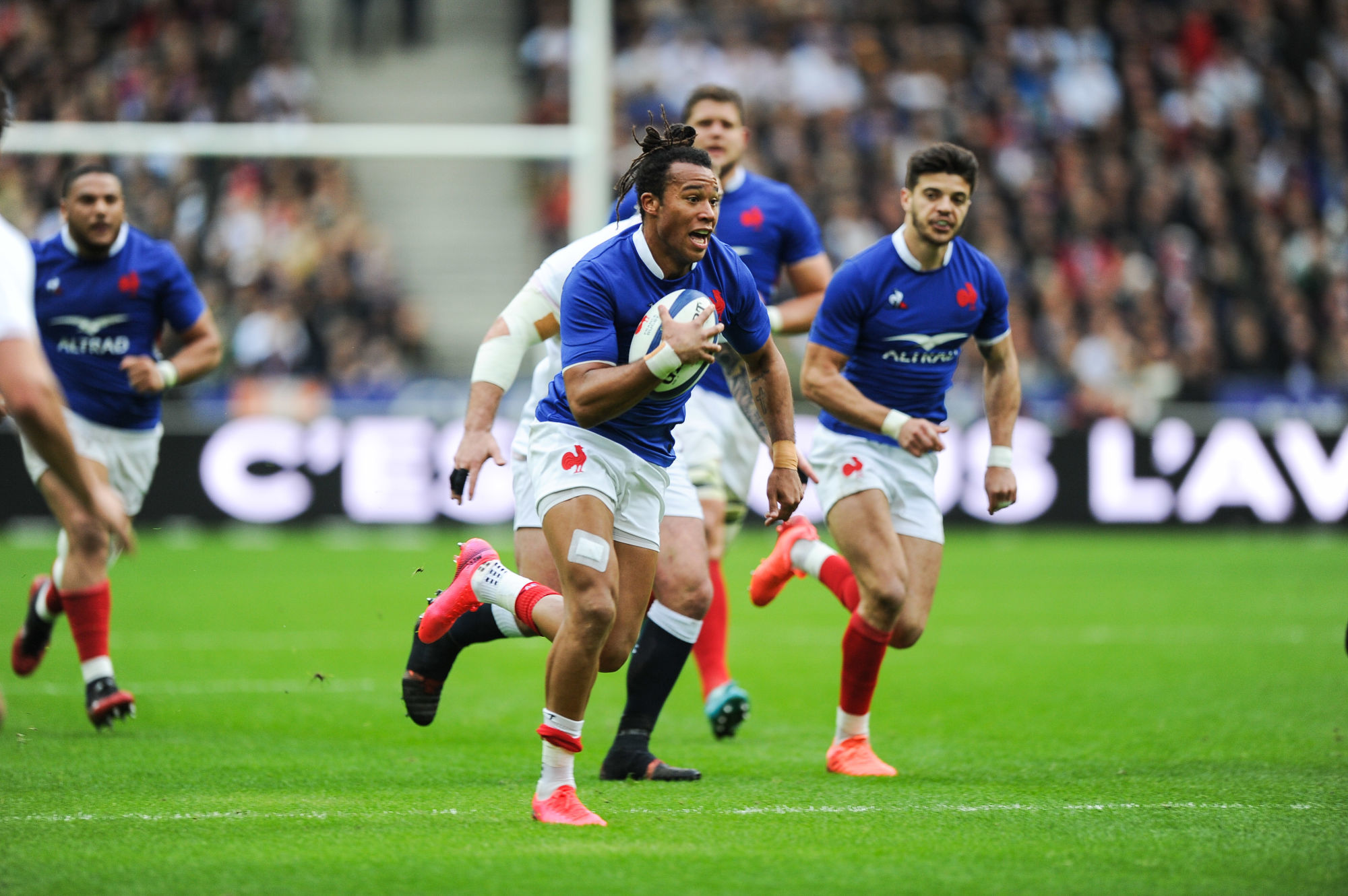 Teddy THOMAS of France during the Six Nations match Tournament