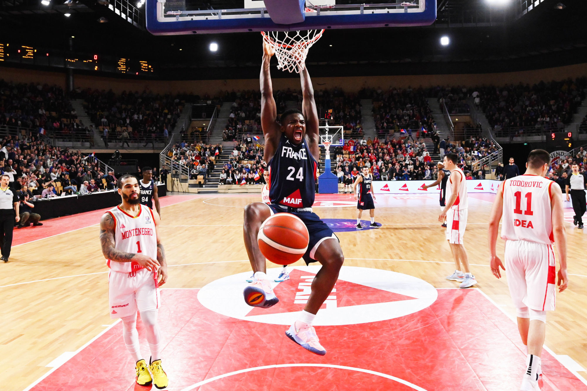 Yakouba OUTARRARA of France during the European Championship Qualification, Group G between France and Montenegro on February 24, 2020 in Mouilleron-le-Captif, France. (Photo by Herve Bellenger/Icon Sport) - Vendespace - Mouilleron-le-Captif (France)