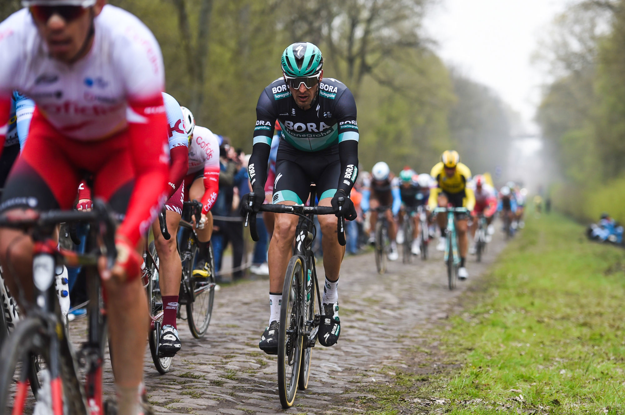 Marcus Burghardt of Bora Hansgrohe during the Paris - Roubaix race in Paris, France on April 14, 2019. 
Photo : Sirotti / Icon Sport