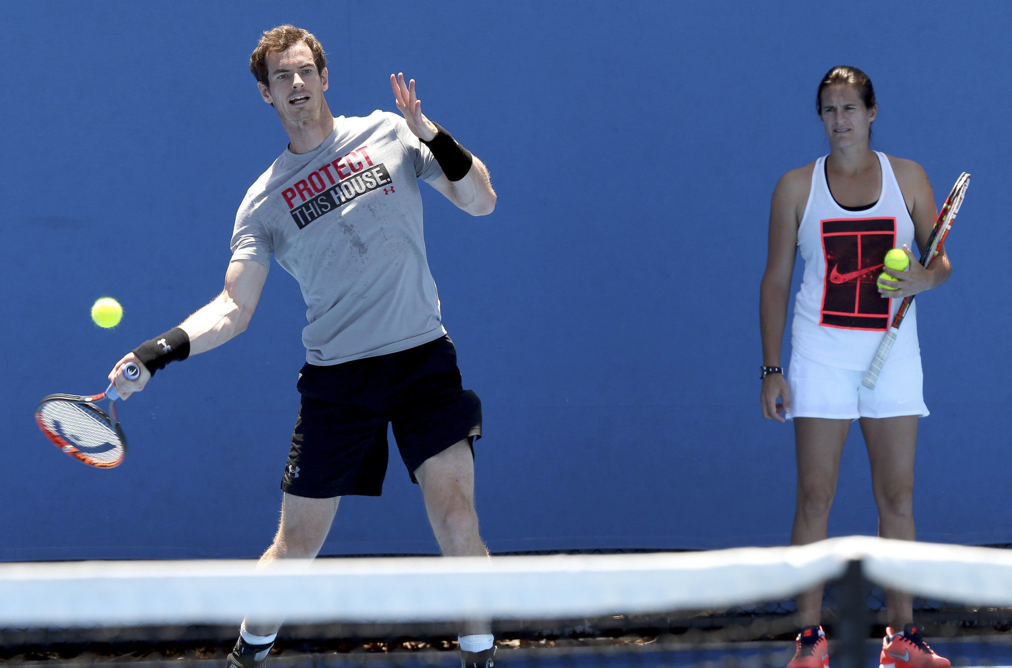 Andy Murray / Amelie Mauresmo 
Photo : Icon Sport