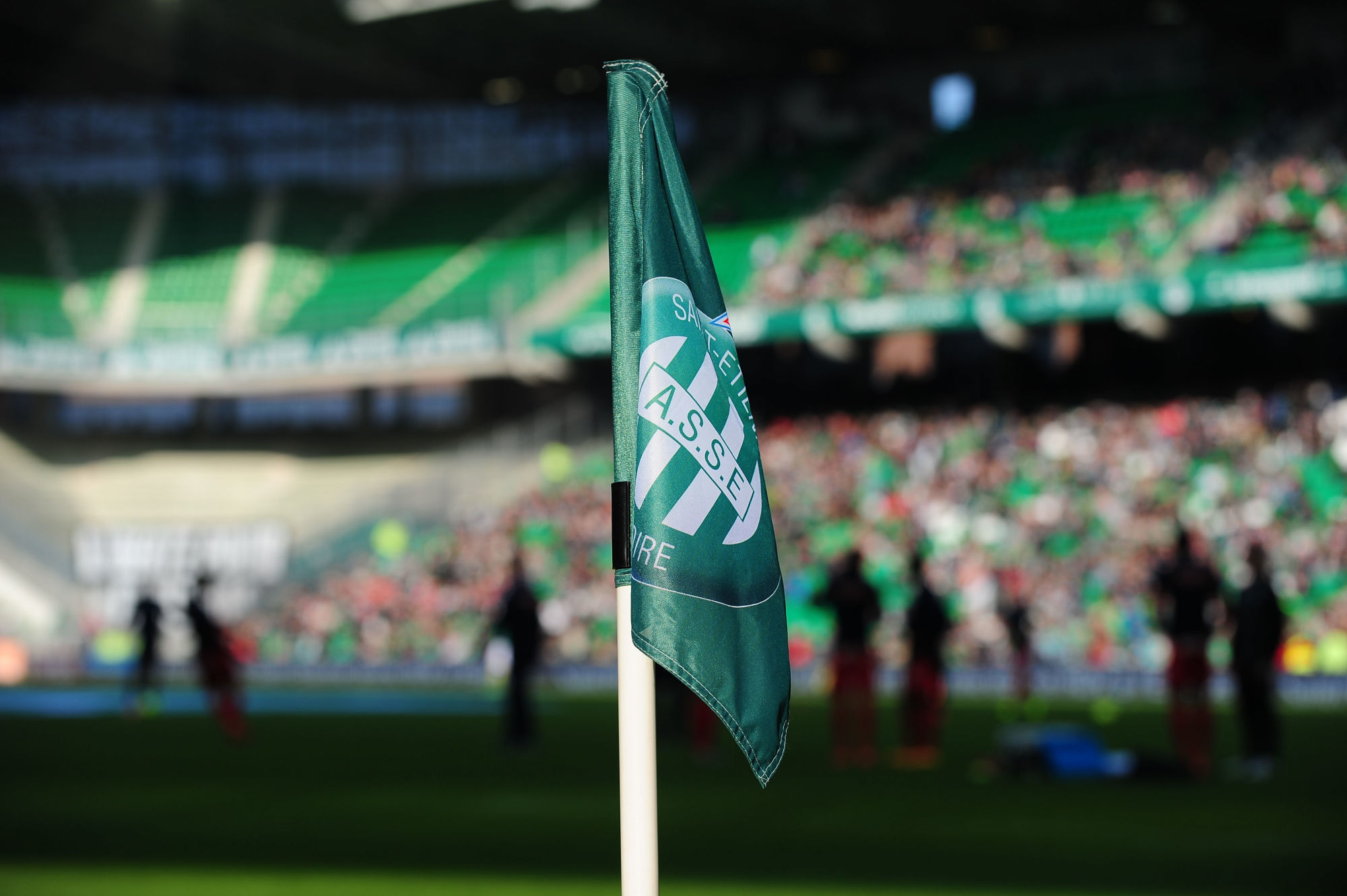 Illustration Stade Geoffroy-Guichard on March 19, 2016 in Saint-Etienne, France.