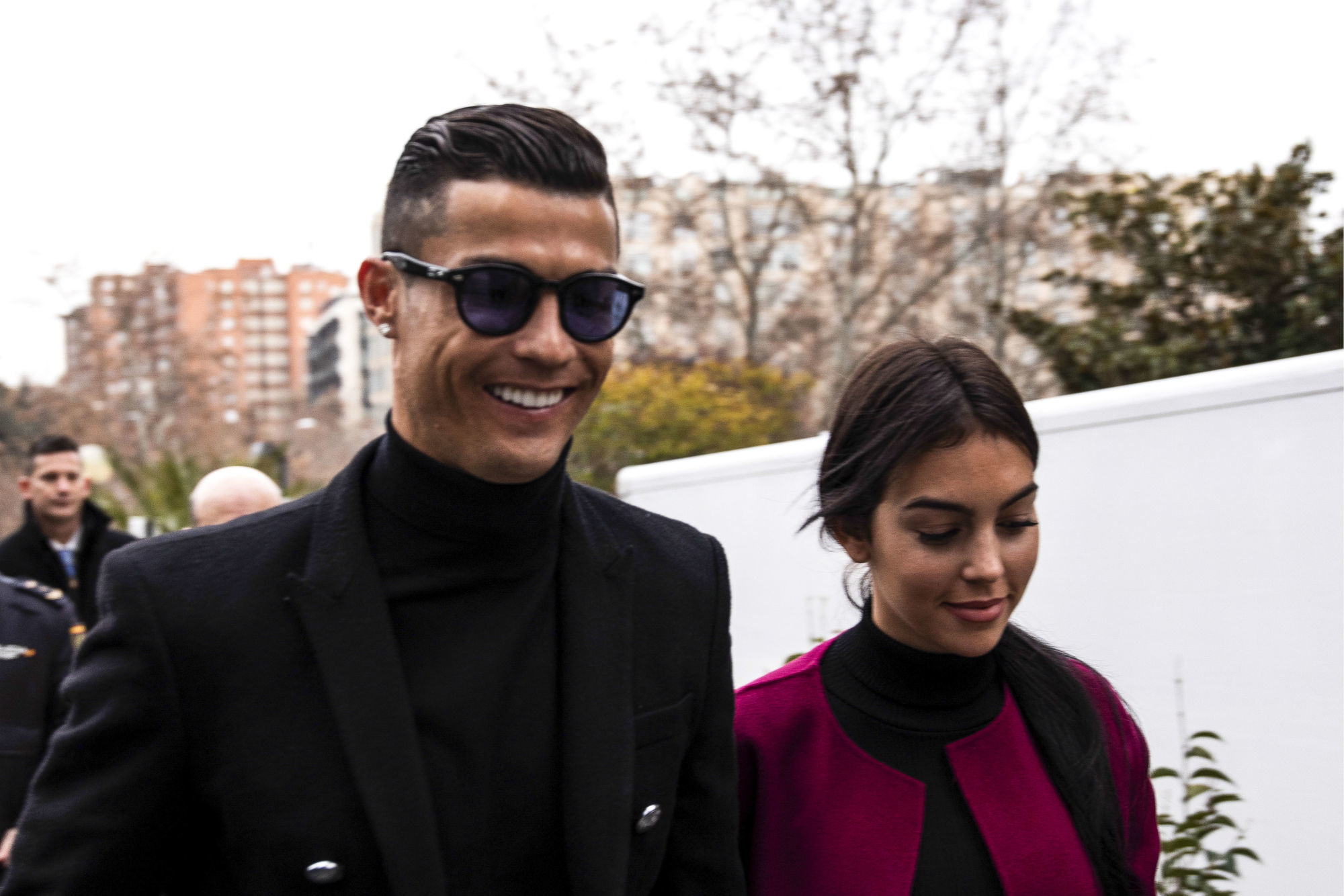 Georgina Rodriguez avec Cristiano Ronaldo.