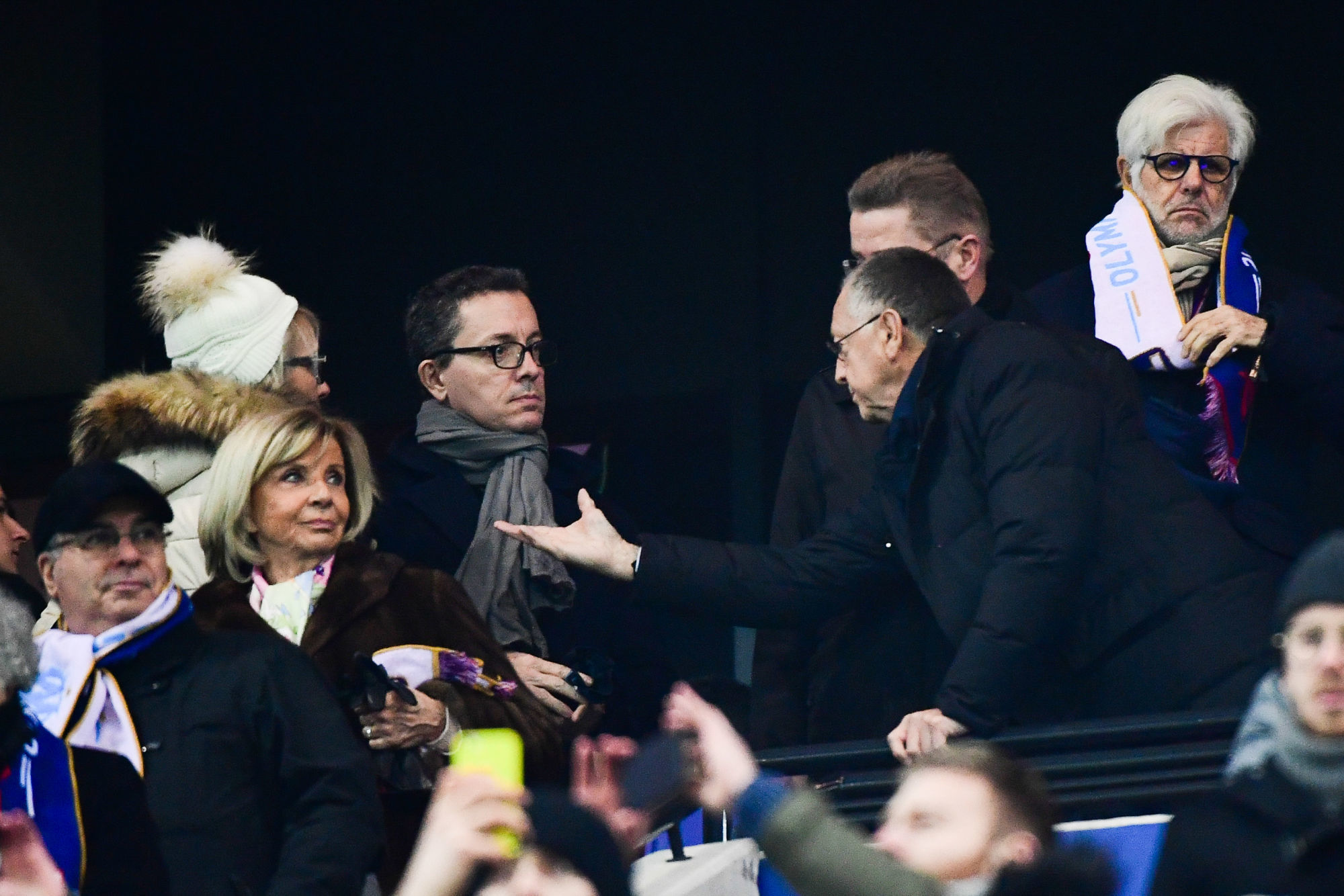 Jean-Michel Aulas (OL) - Jacques-Henri Eyraud (OM) - by Icon Sport