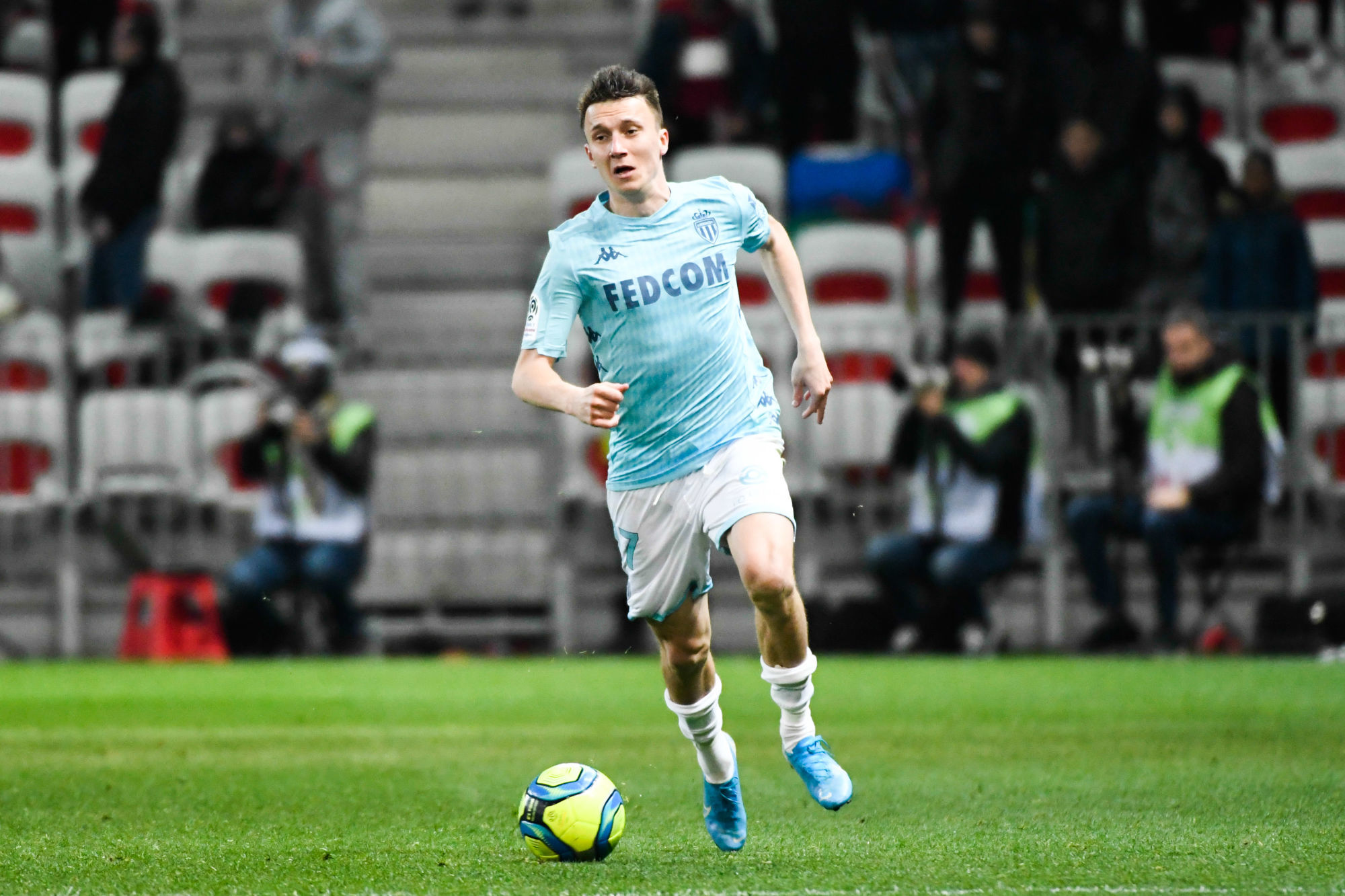 Aleksandr GOLOVIN of Monaco during the Ligue 1 match between Nice and Monaco at Allianz Riviera on March 7, 2020 in Nice, France. (Photo by Pascal Della Zuana/Icon Sport) - Aleksandr GOLOVIN - Allianz Riviera - Nice (France)